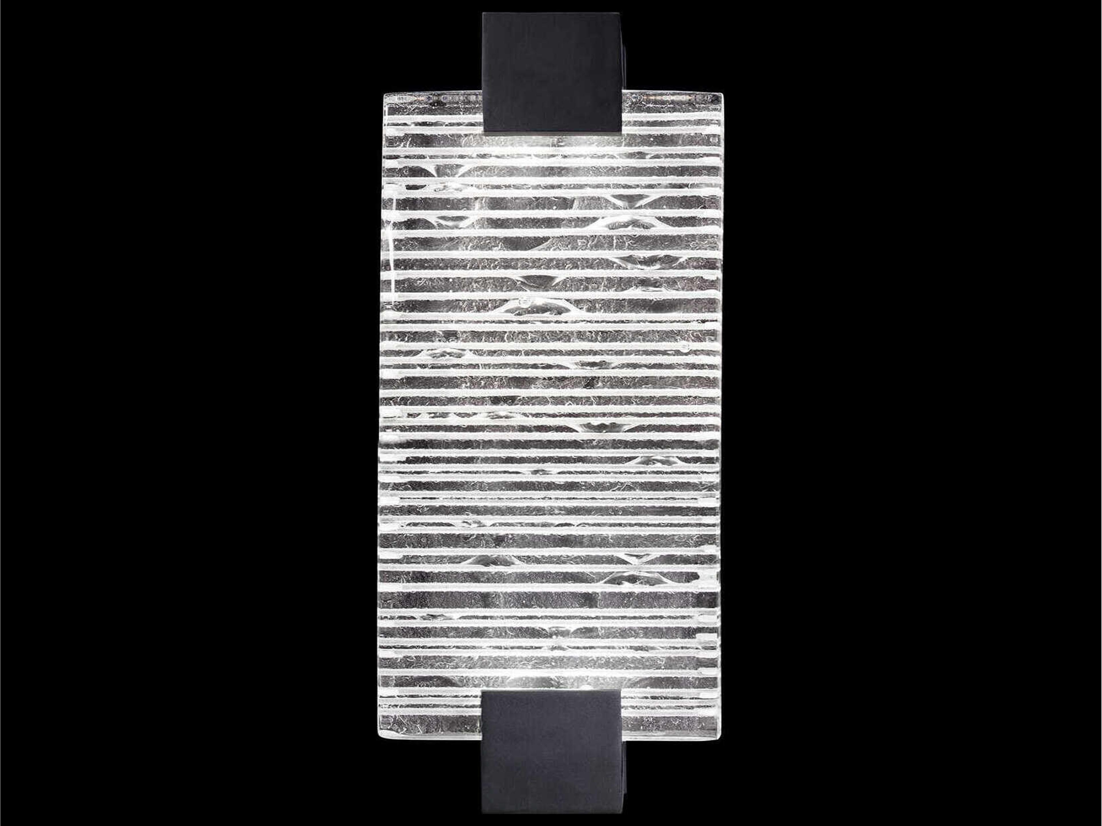 Fine Art Handcrafted Lighting Terra 2-Light Black Wall Sconce