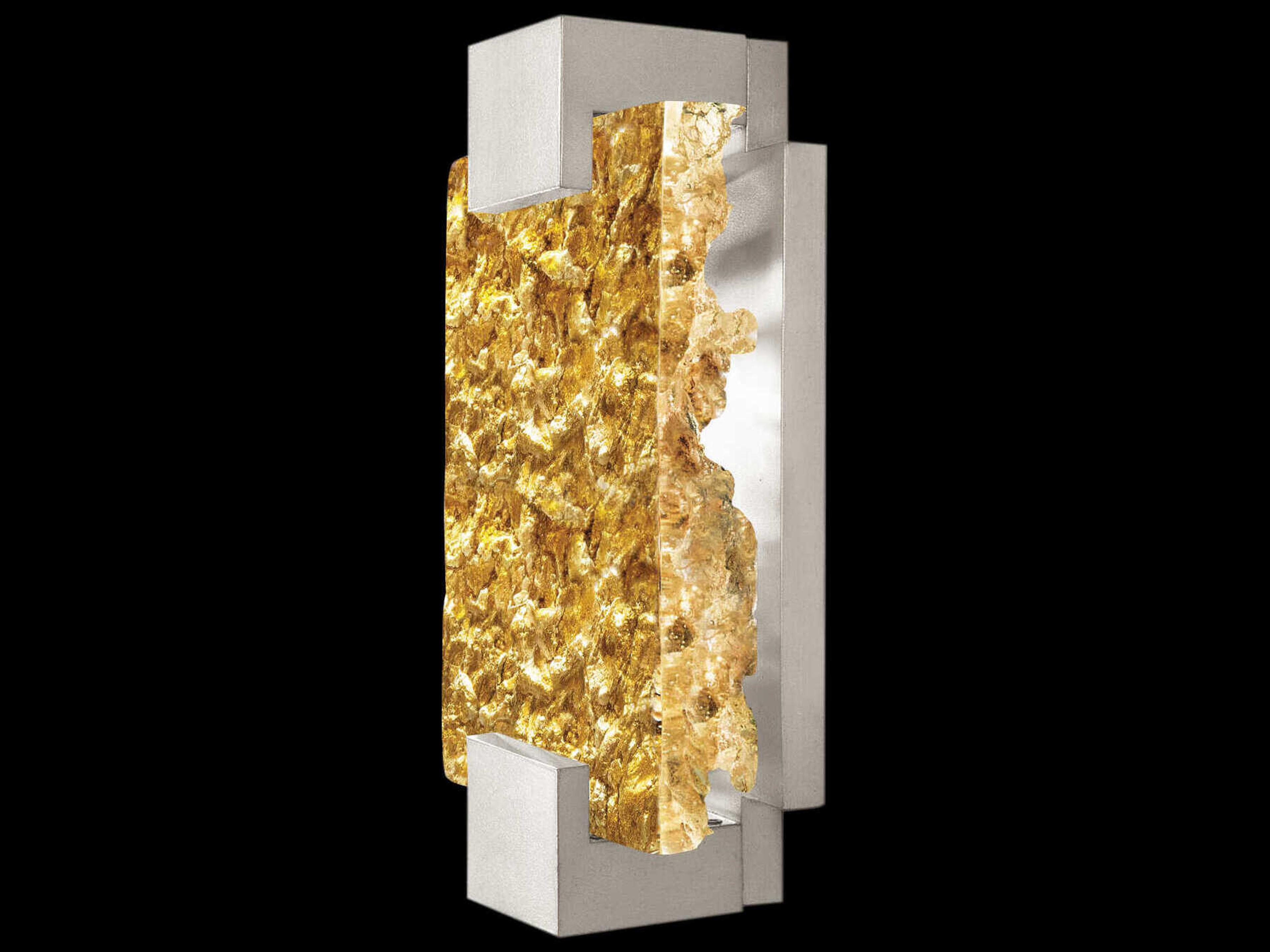 Fine Art Handcrafted Lighting Terra 2-Light Silver Wall Sconce