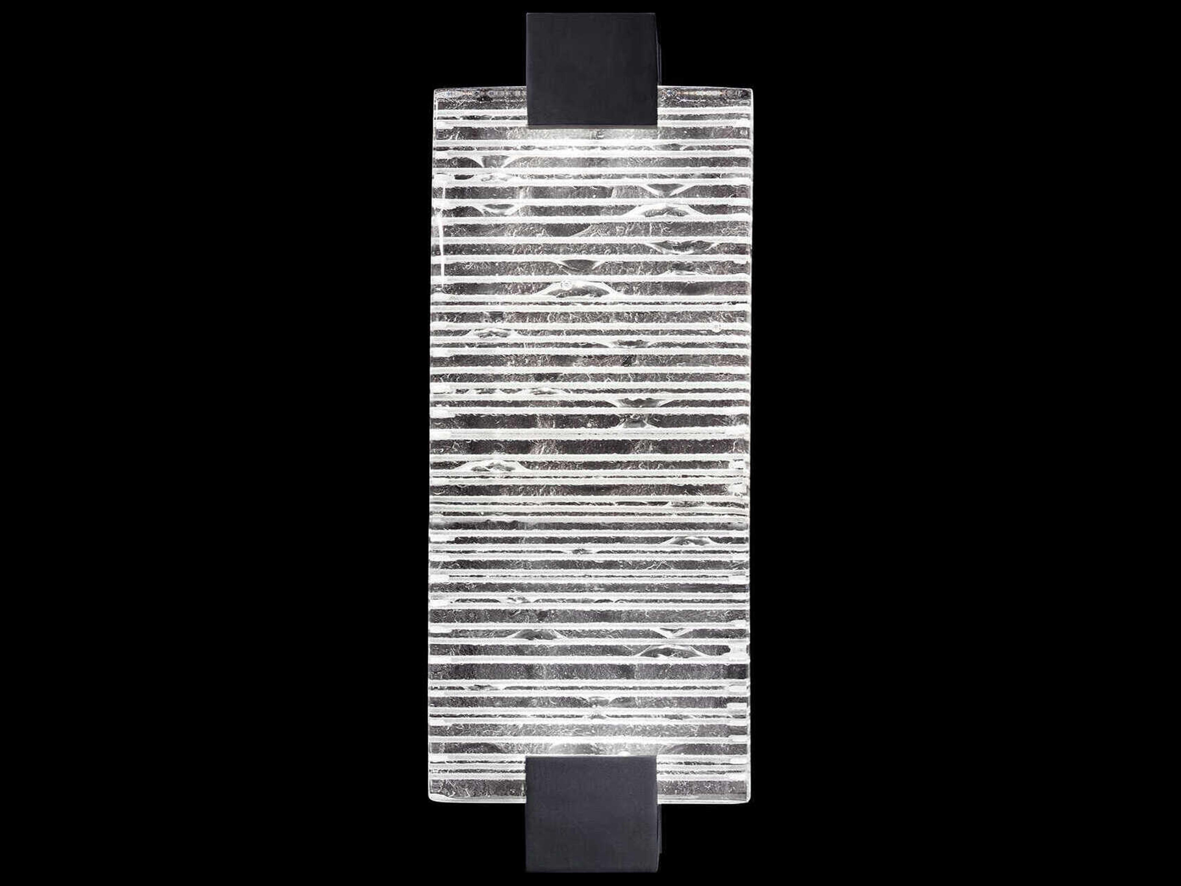 Fine Art Handcrafted Lighting Terra 2-Light Black Wall Sconce