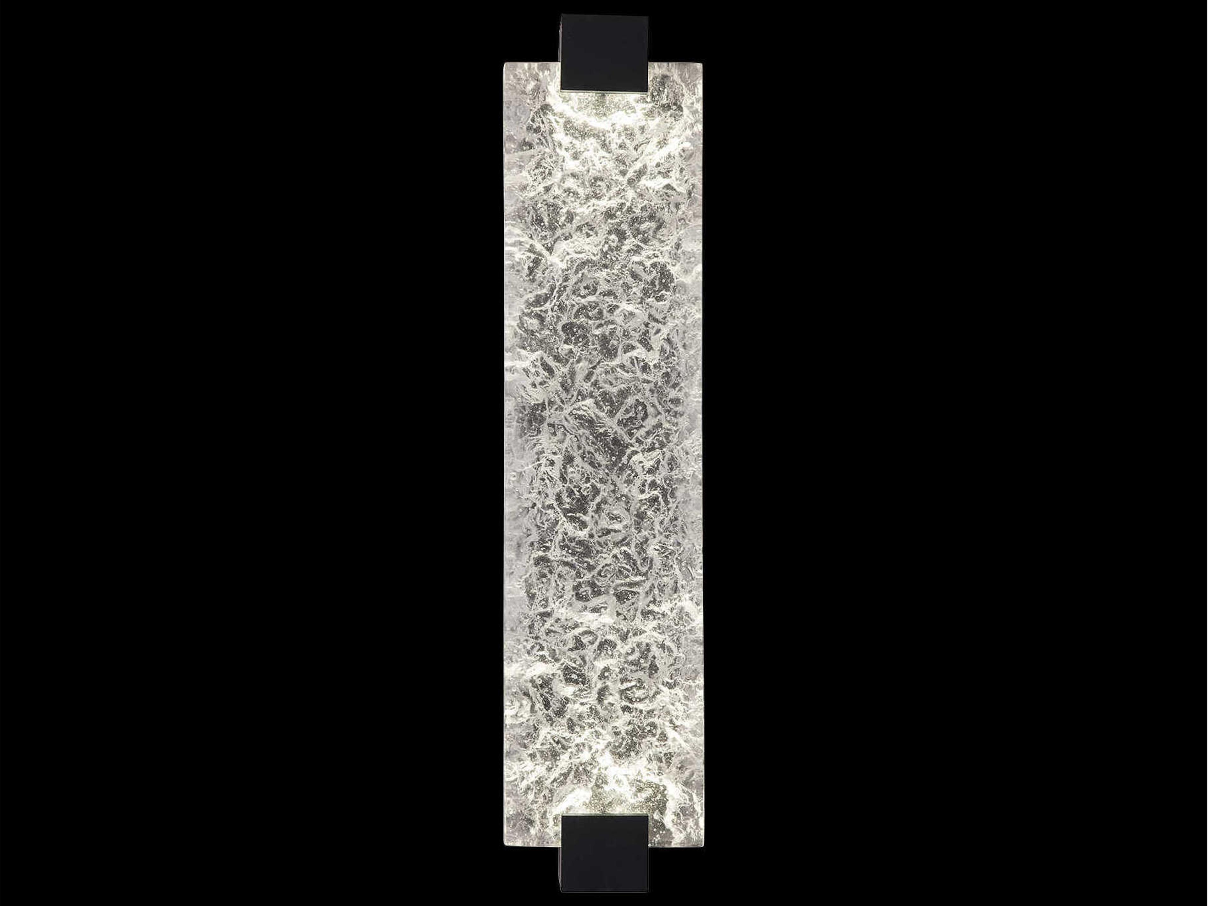 Fine Art Handcrafted Lighting Terra 2-Light Black Wall Sconce