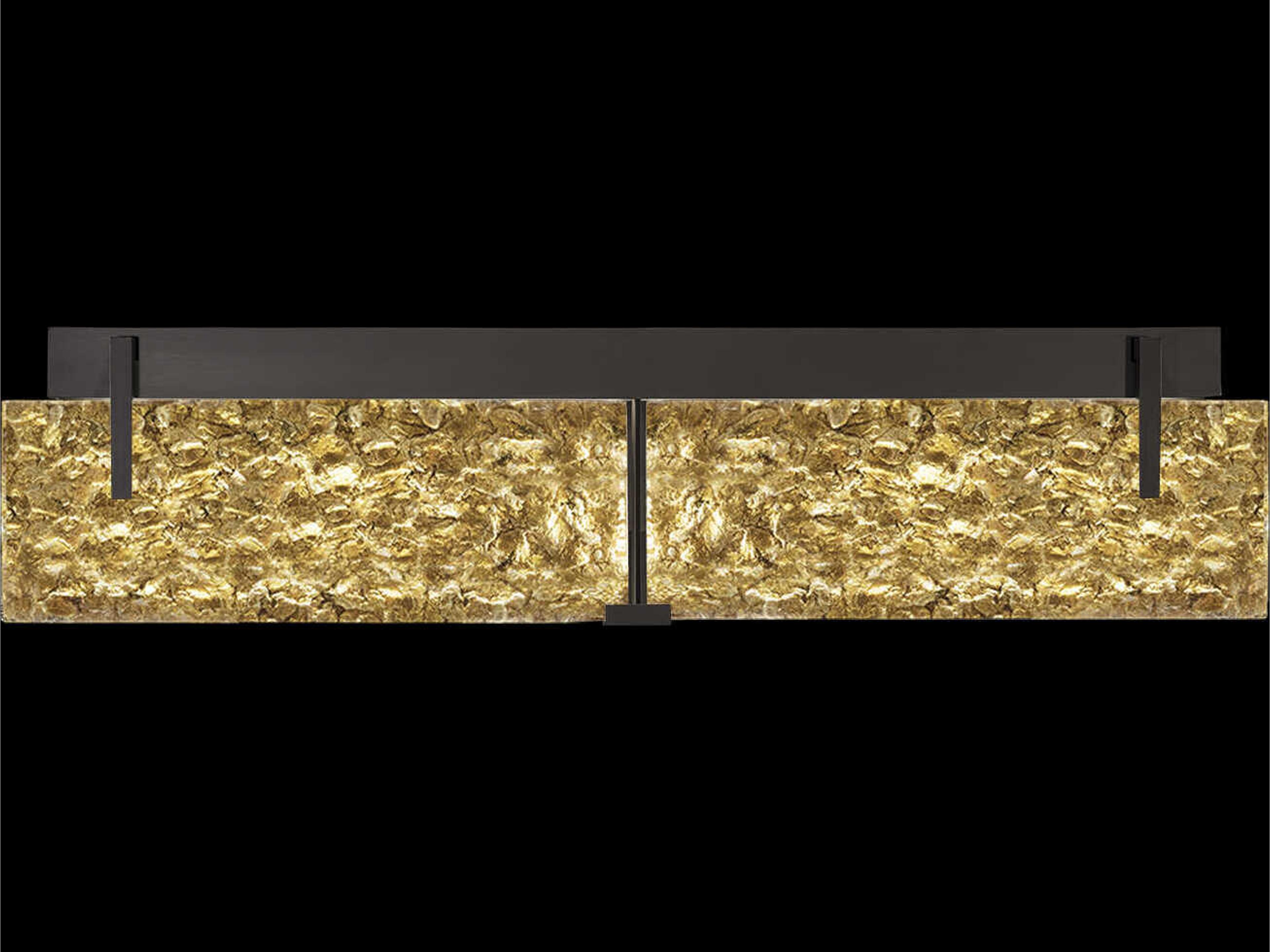 Fine Art Handcrafted Lighting Terra 4-Light Black Vanity Light