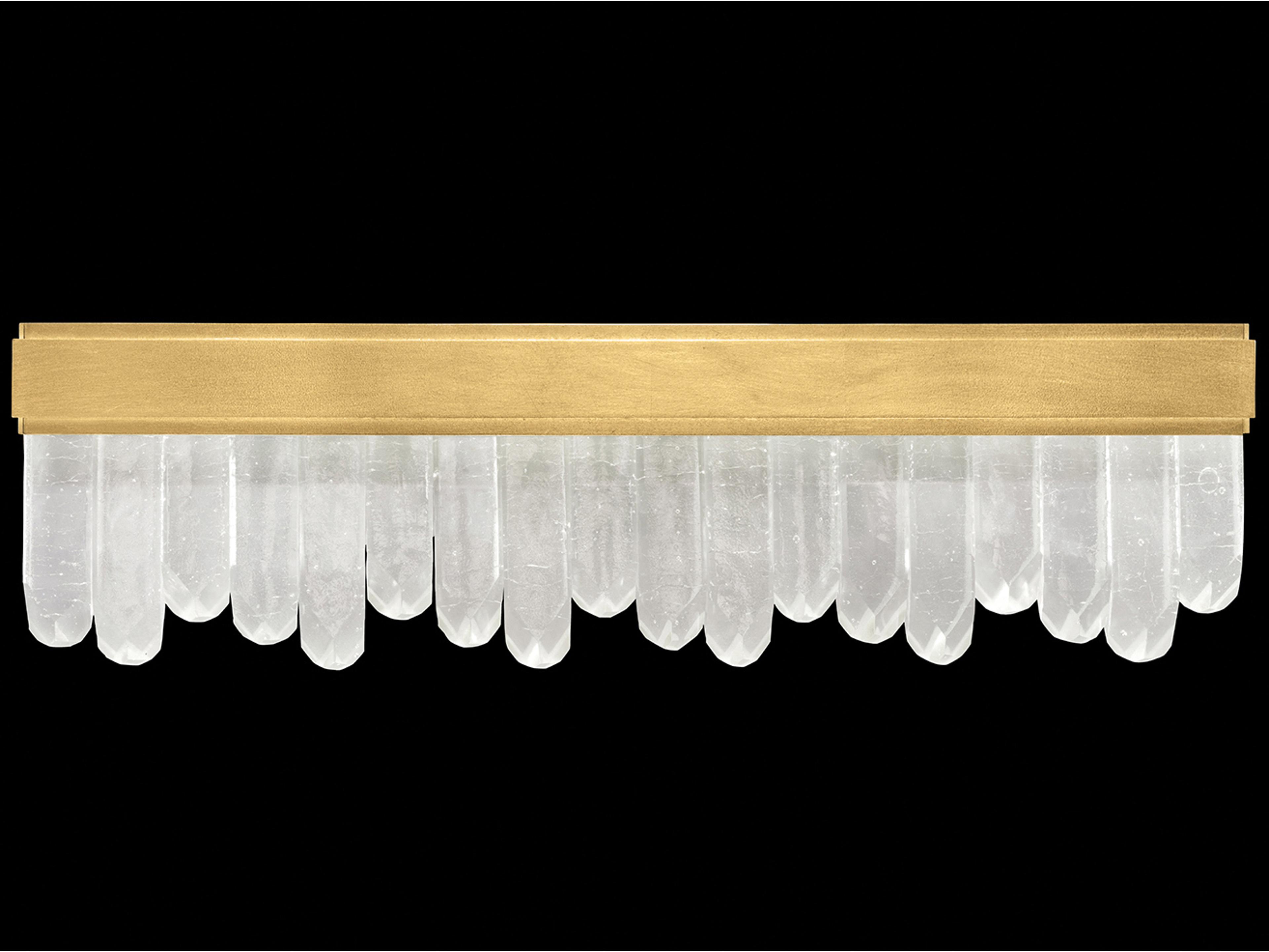 Fine Art Handcrafted Lighting Lior 12-Light Gold Crystal Glass Vanity Light