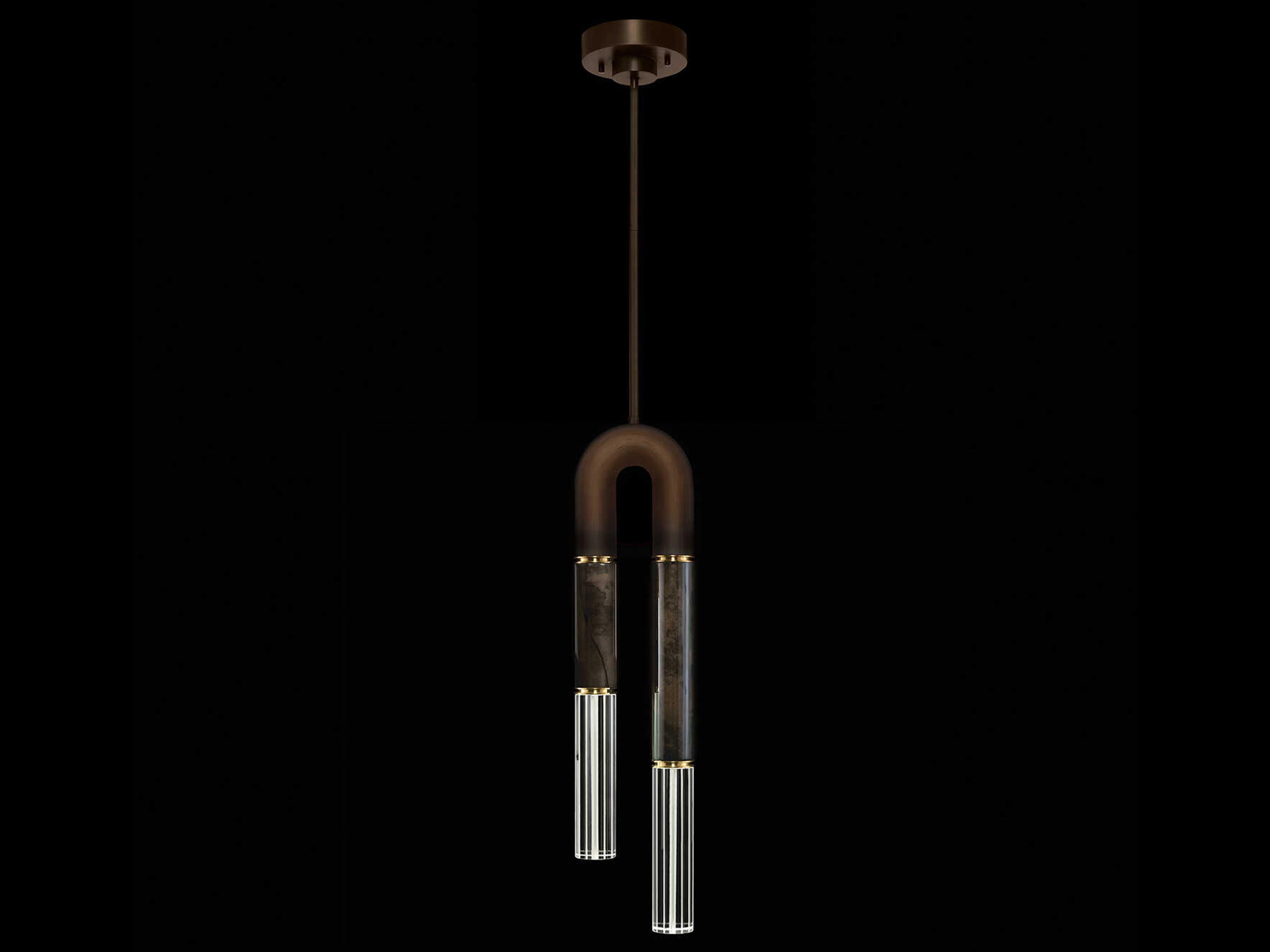 Antonia 2-Light Bronze Mini Pendant