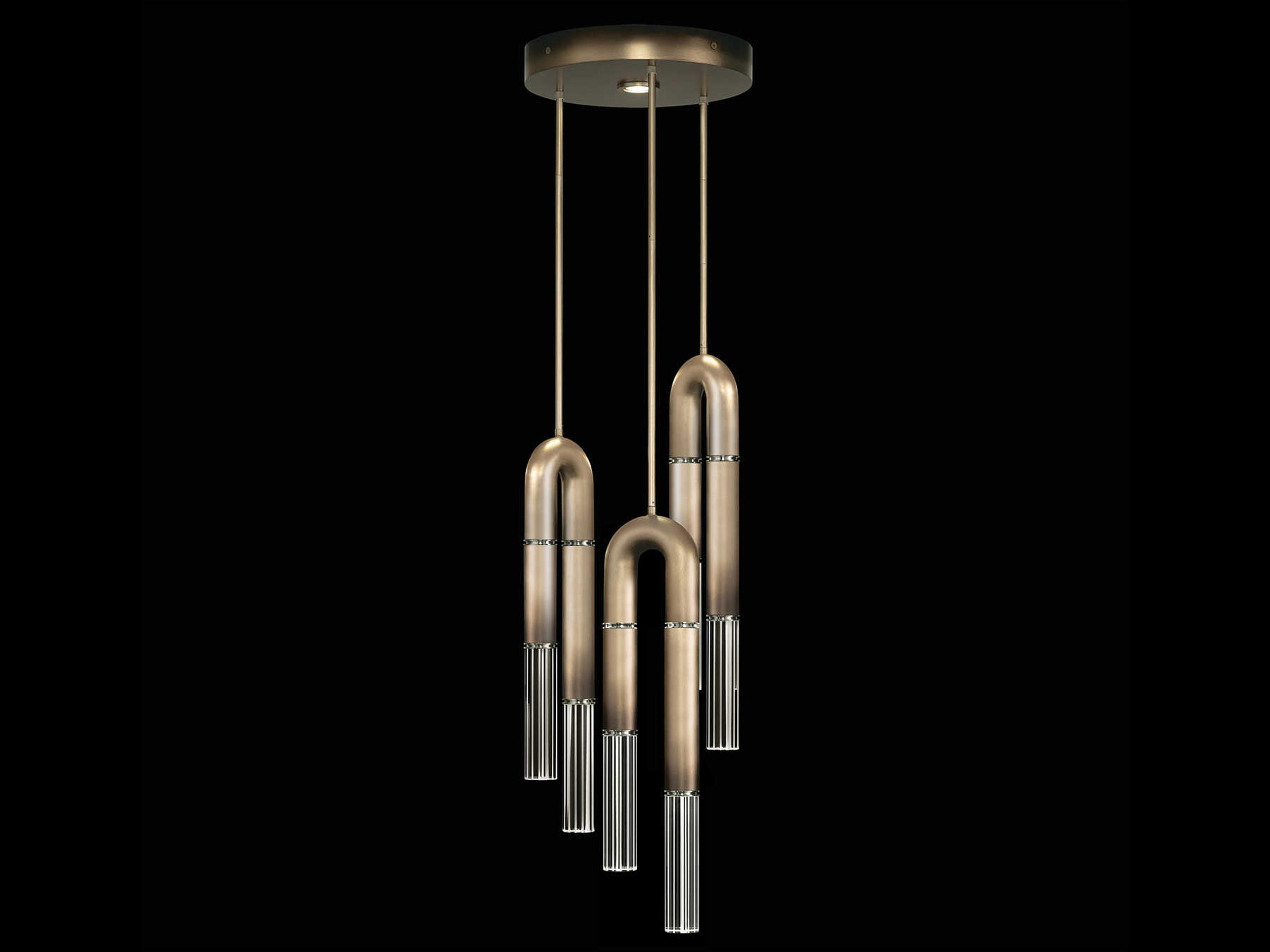 Fine Art Handcrafted Lighting Antonia 6-Light 1-Light Silver Pendant