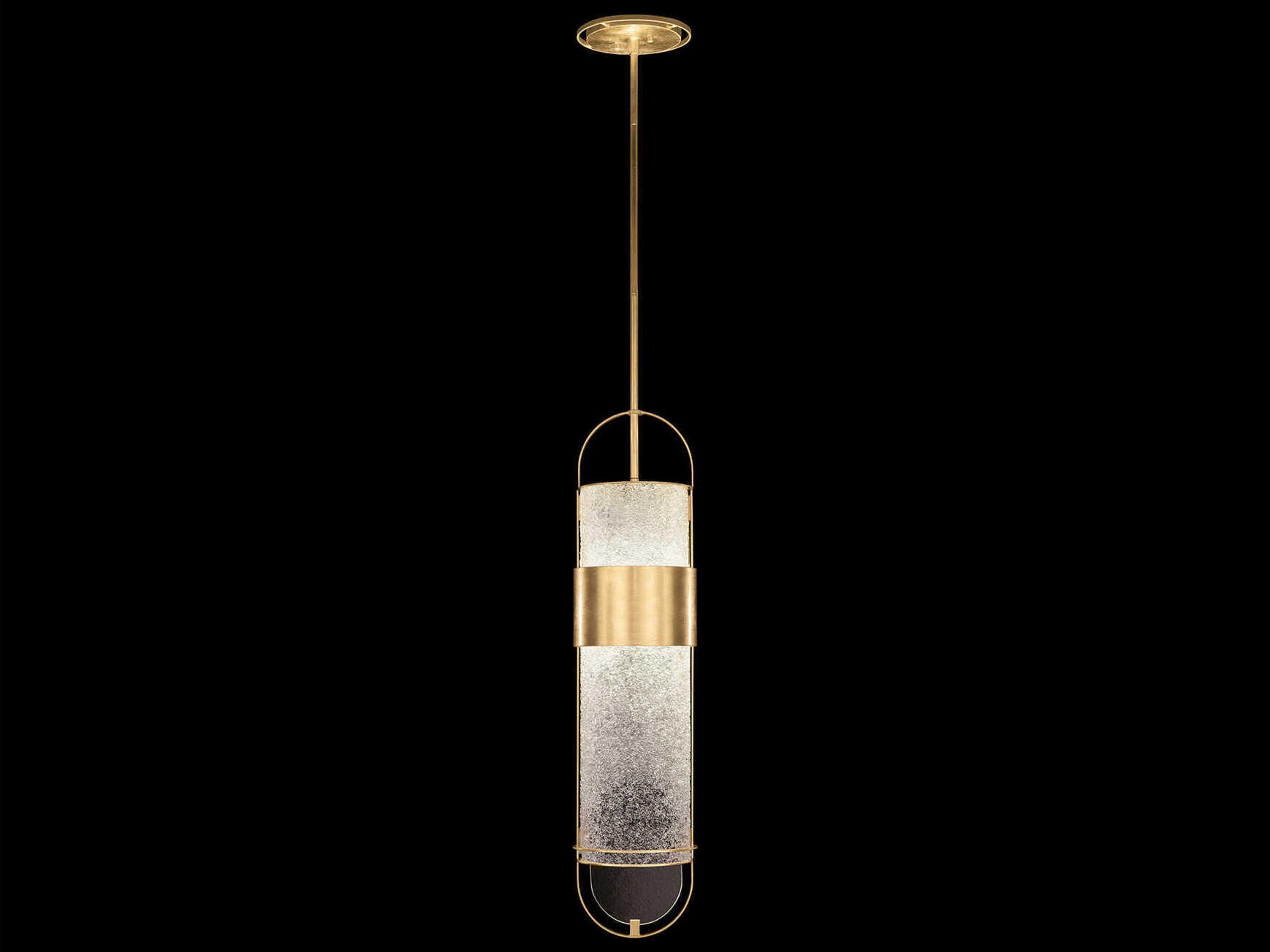 Bond 2-Light Gold Cylinder Mini Pendant