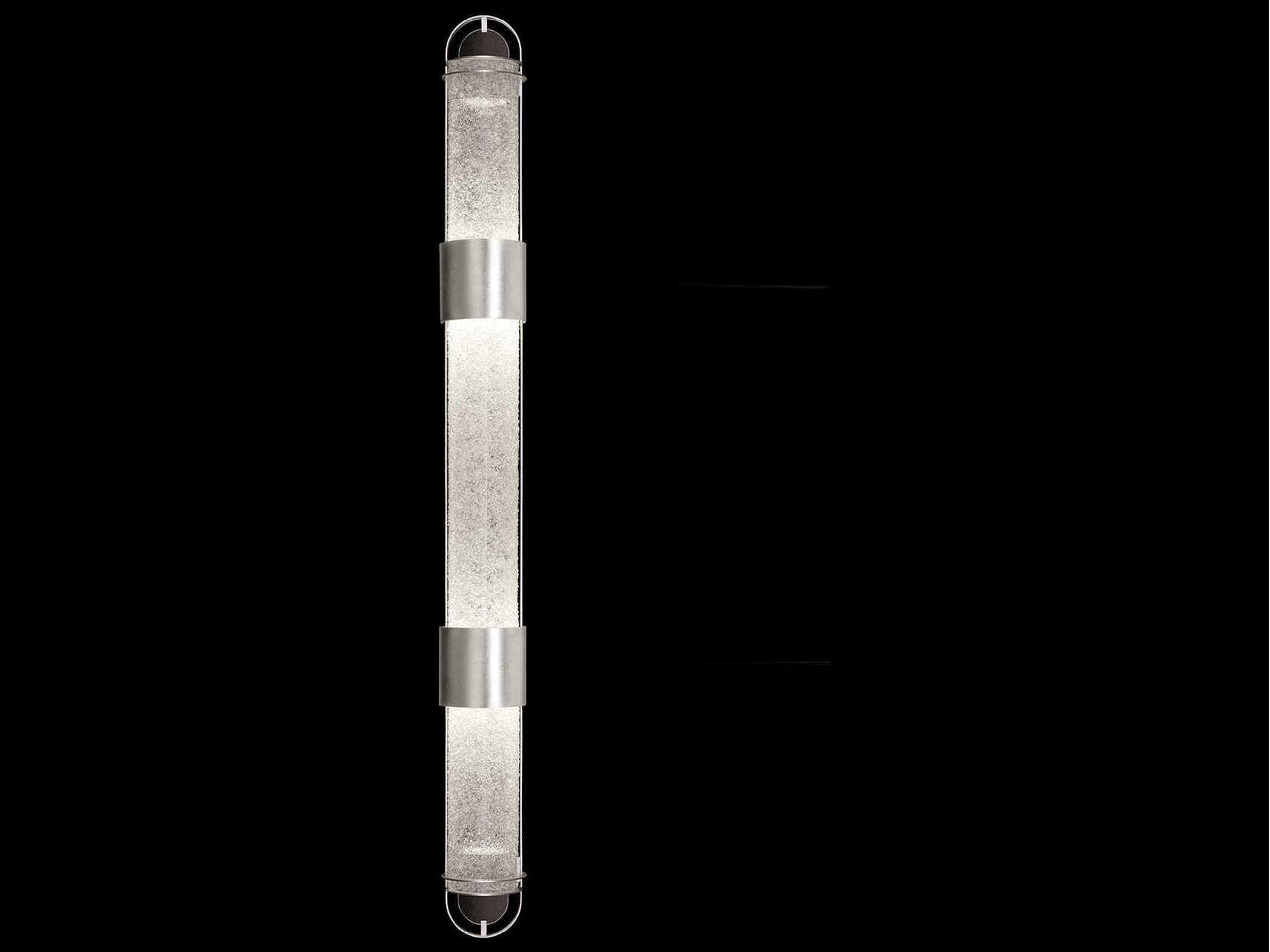 Fine Art Handcrafted Lighting Bond 4-Light Silver Wall Sconce