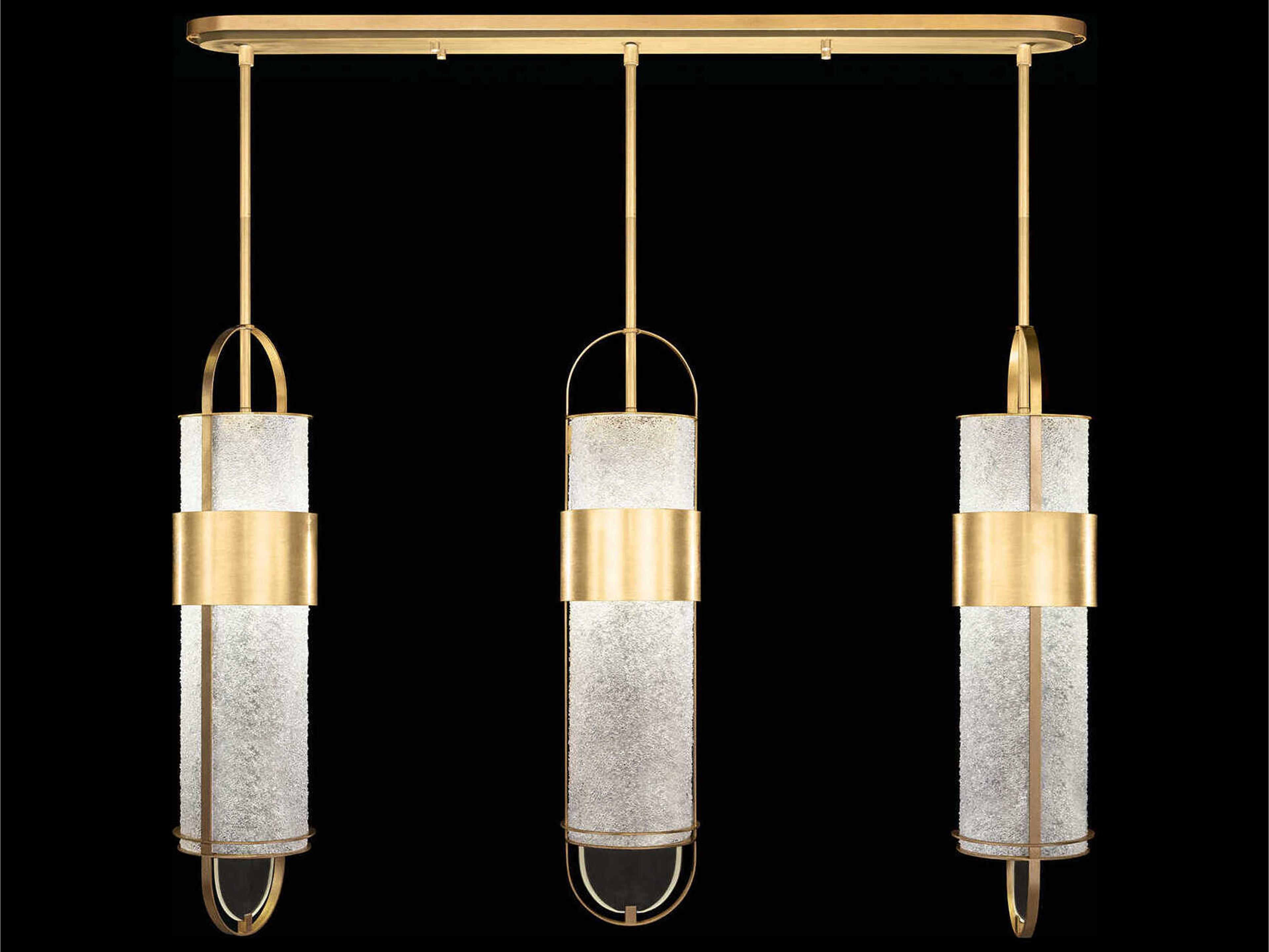 Bond 6-Light Gold Linear Island Pendant