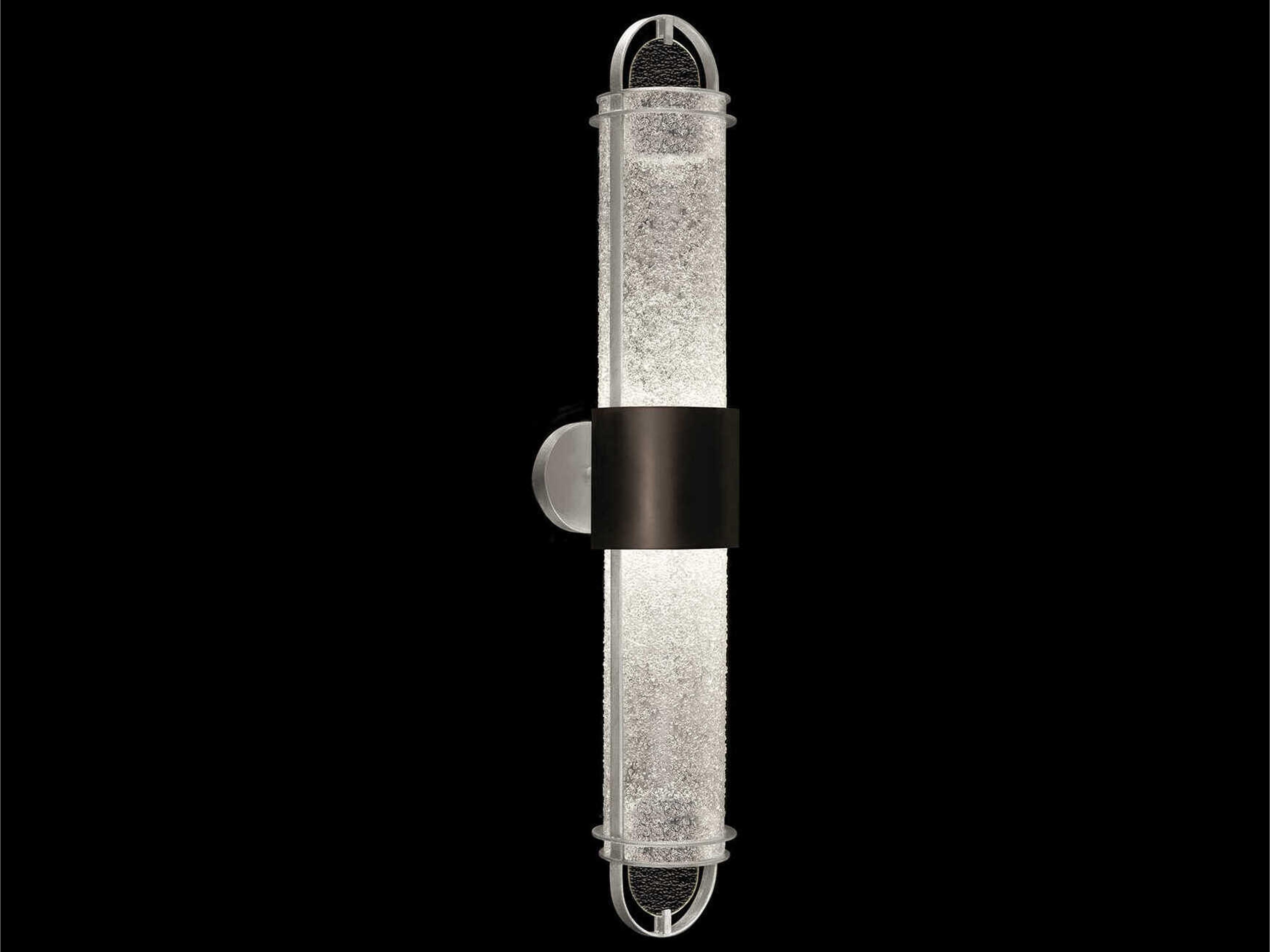 Bond 2-Light Black Silver Wall Sconce