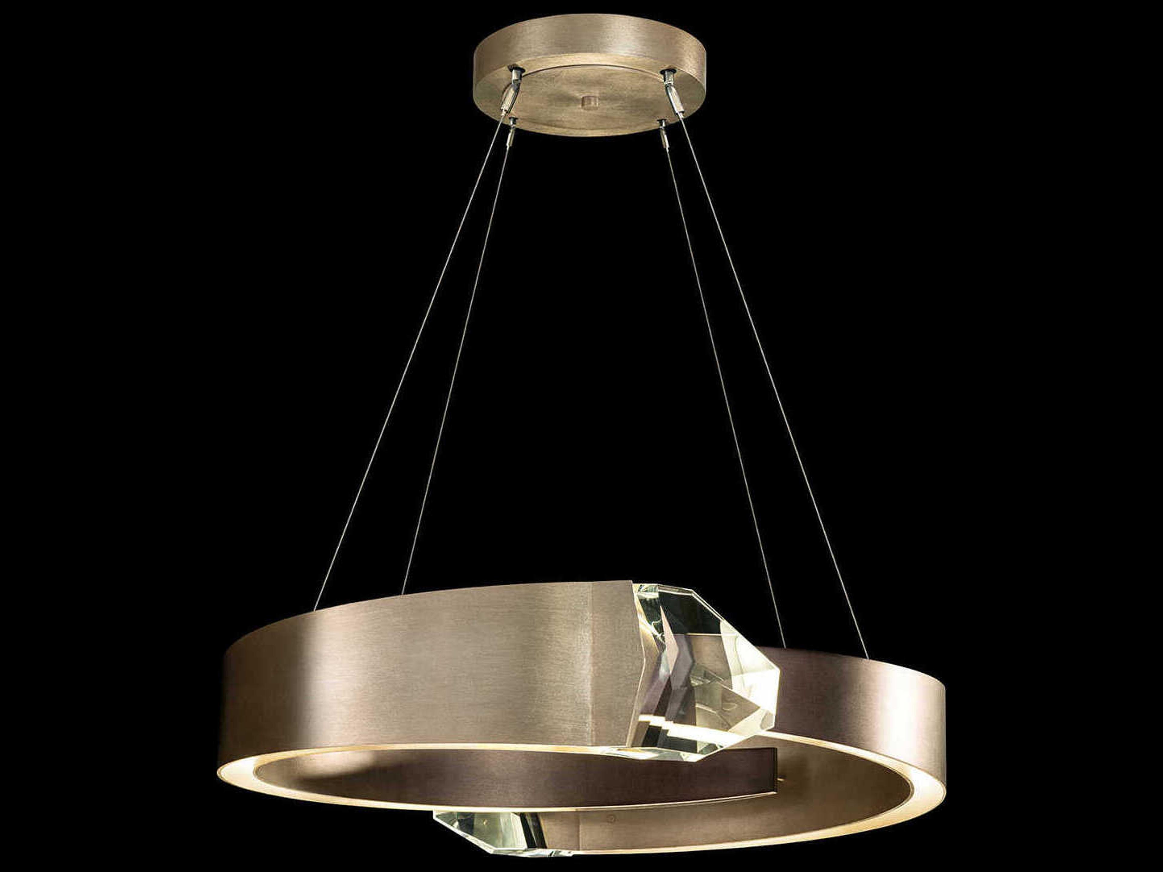 Fine Art Handcrafted Lighting Strata 10-Light Round Pendant