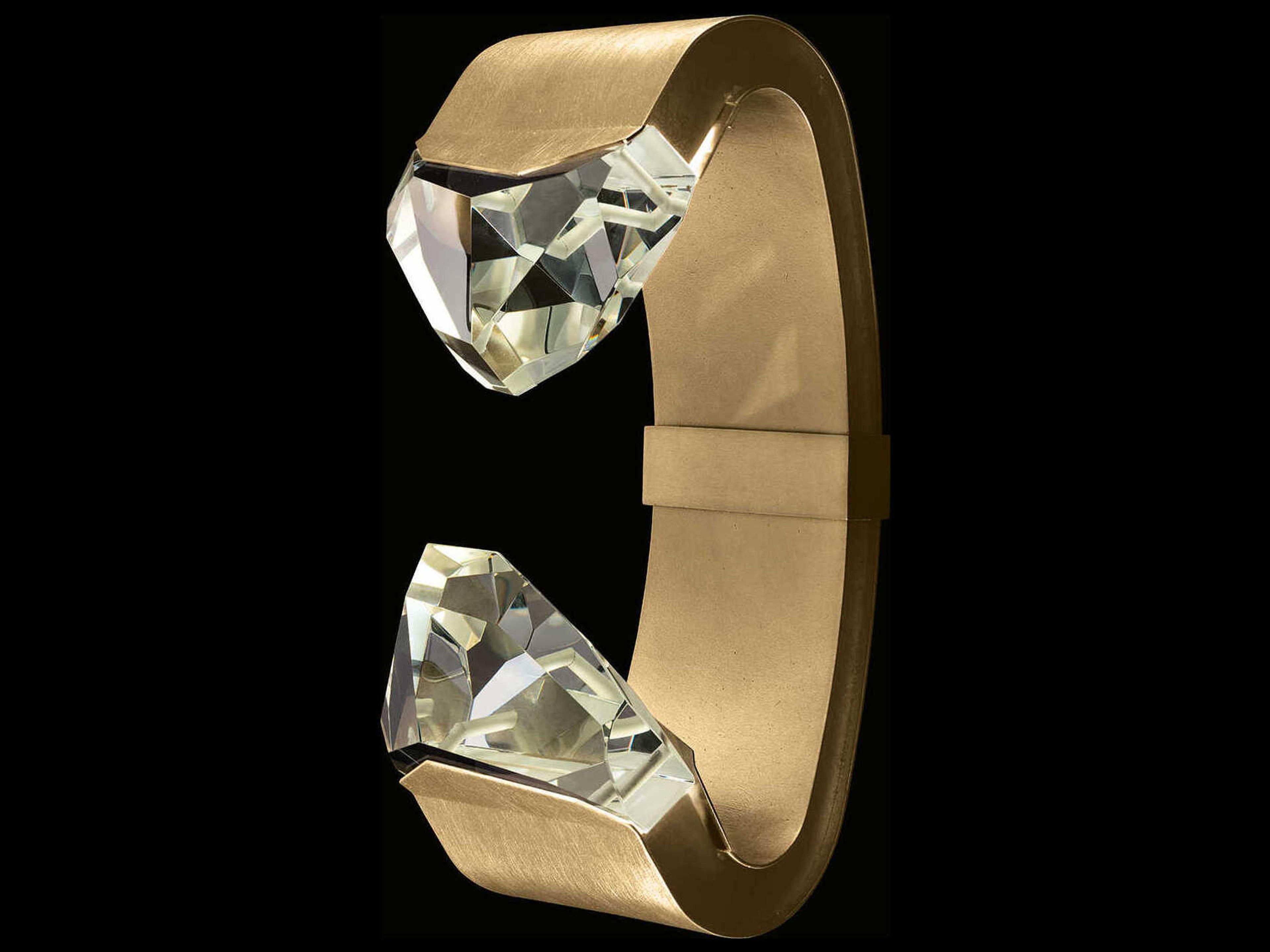 Fine Art Handcrafted Lighting Strata 2-Light Wall Sconce