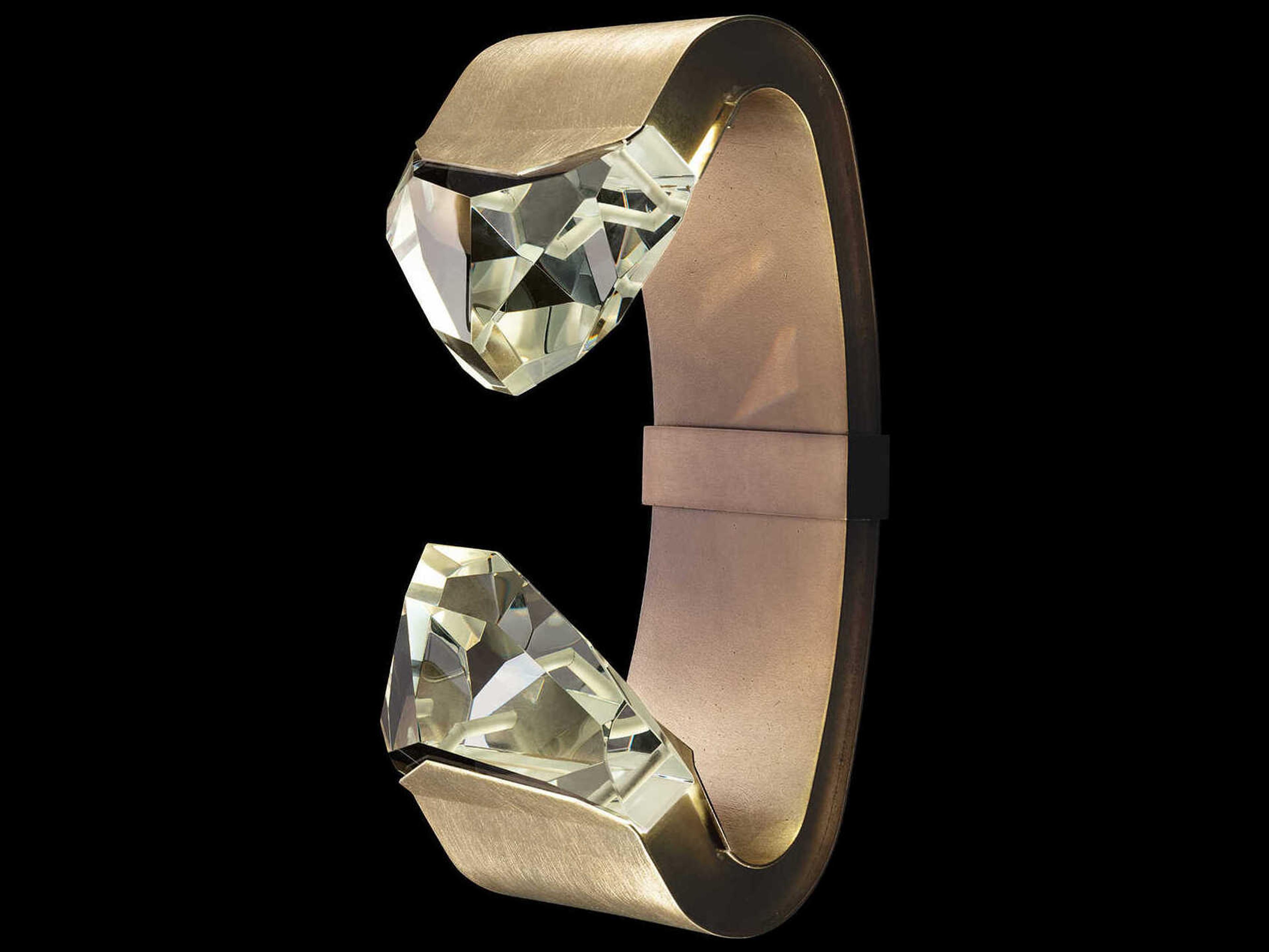 Fine Art Handcrafted Lighting Strata 2-Light Wall Sconce