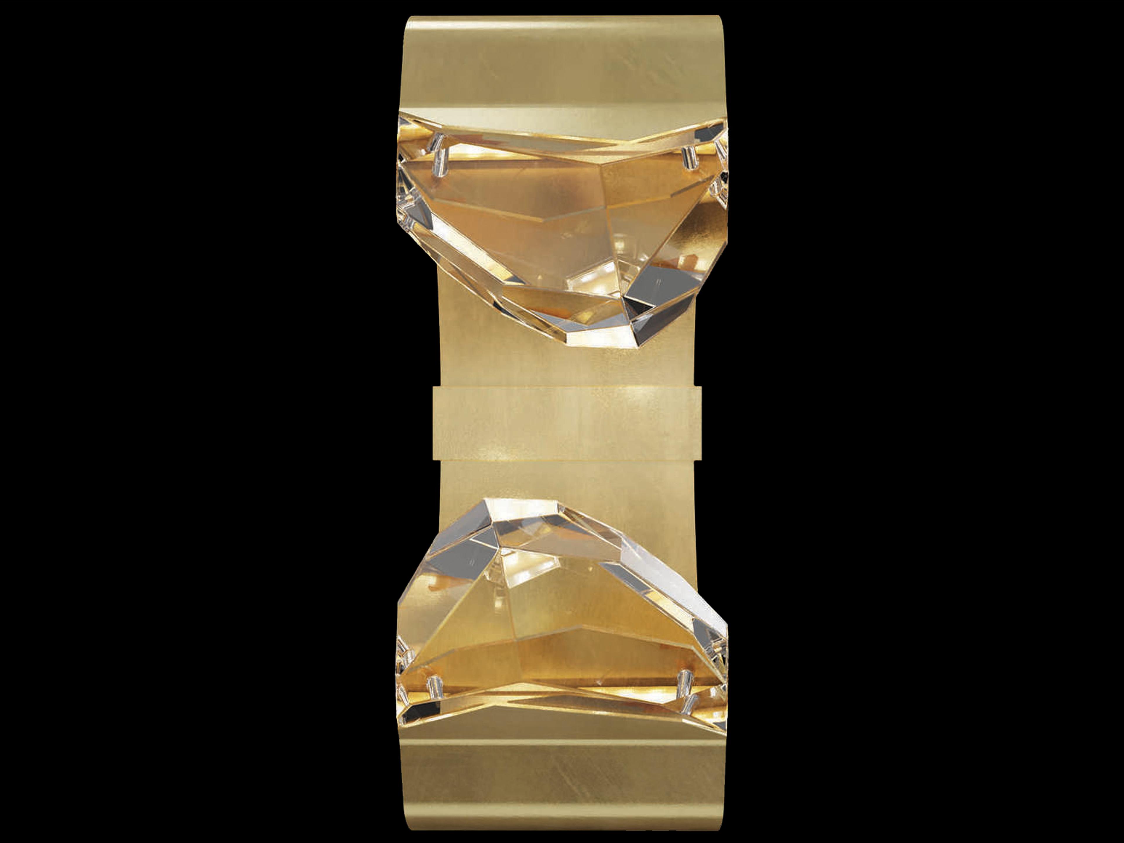 Fine Art Handcrafted Lighting Strata 2-Light Wall Sconce