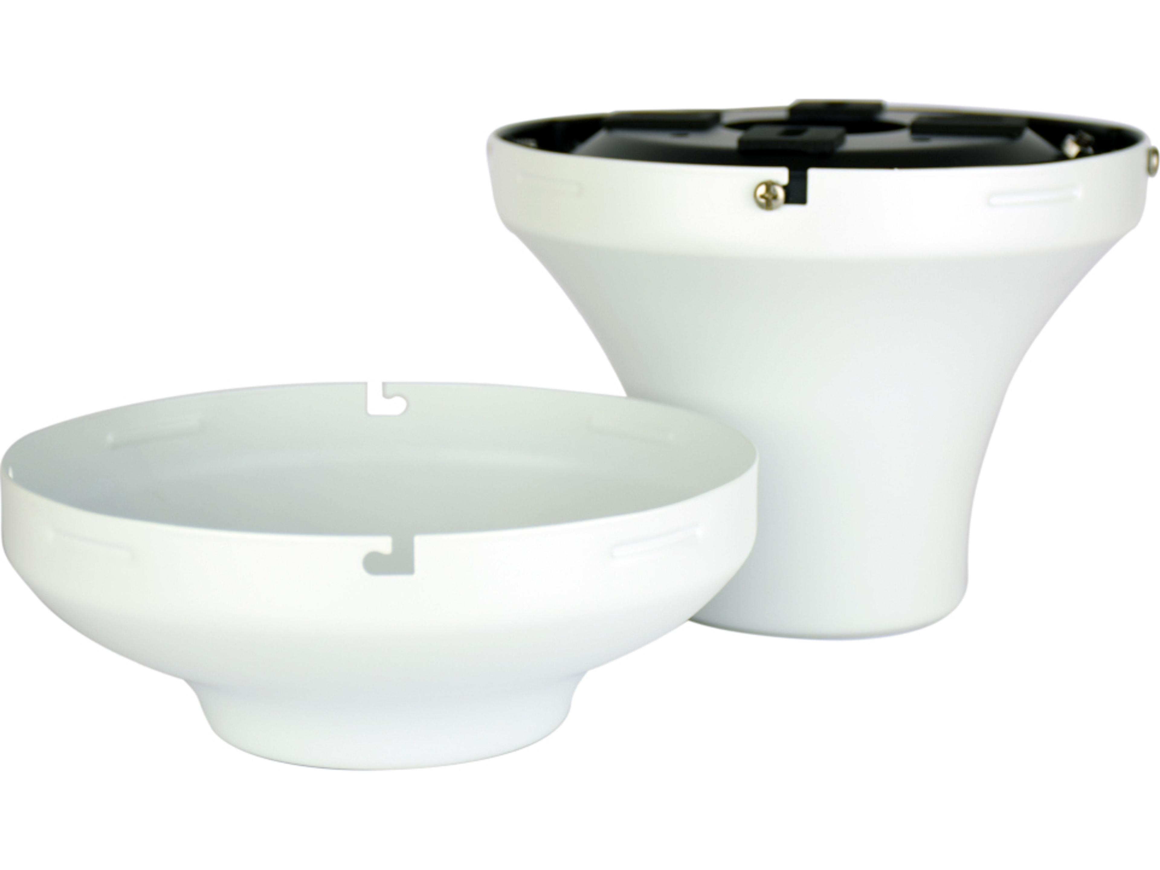 Ceiling Fan Close to Ceiling Kit - Matte White - Wet Rated