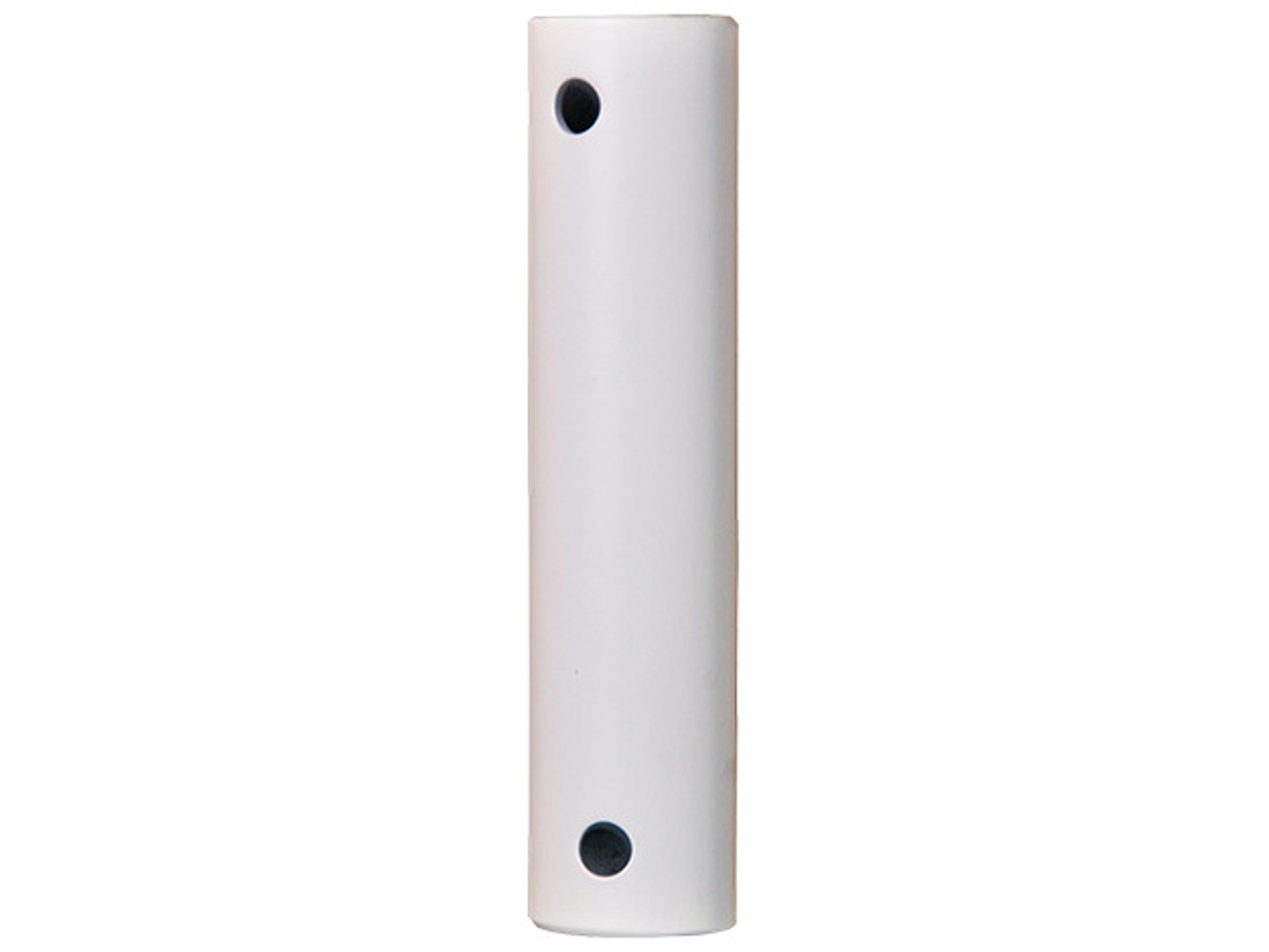 18-inch Stainless Steel Ceiling Fan Downrod - Matte White