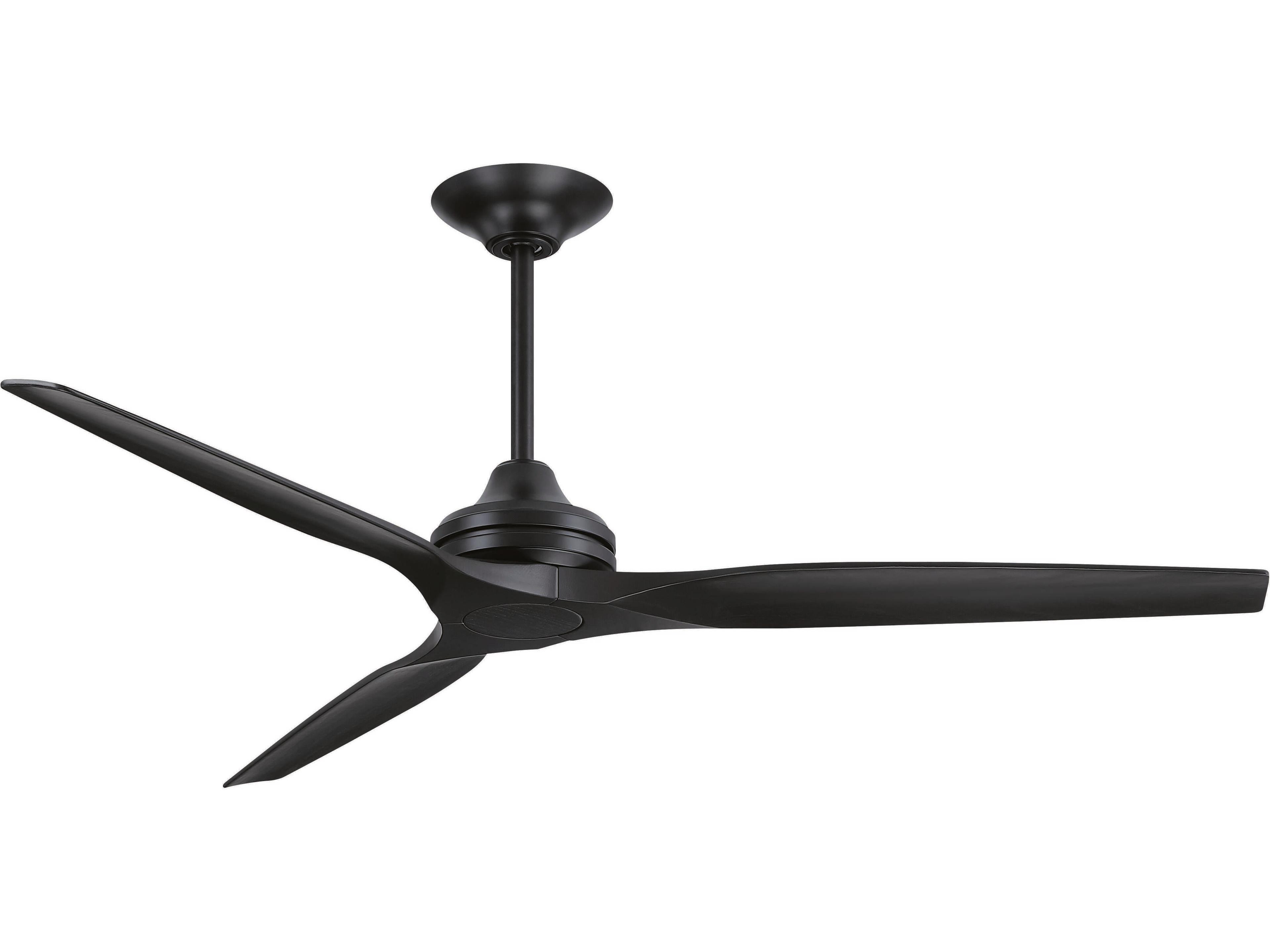 Spitfire DC Motor Ceiling Fan in Black