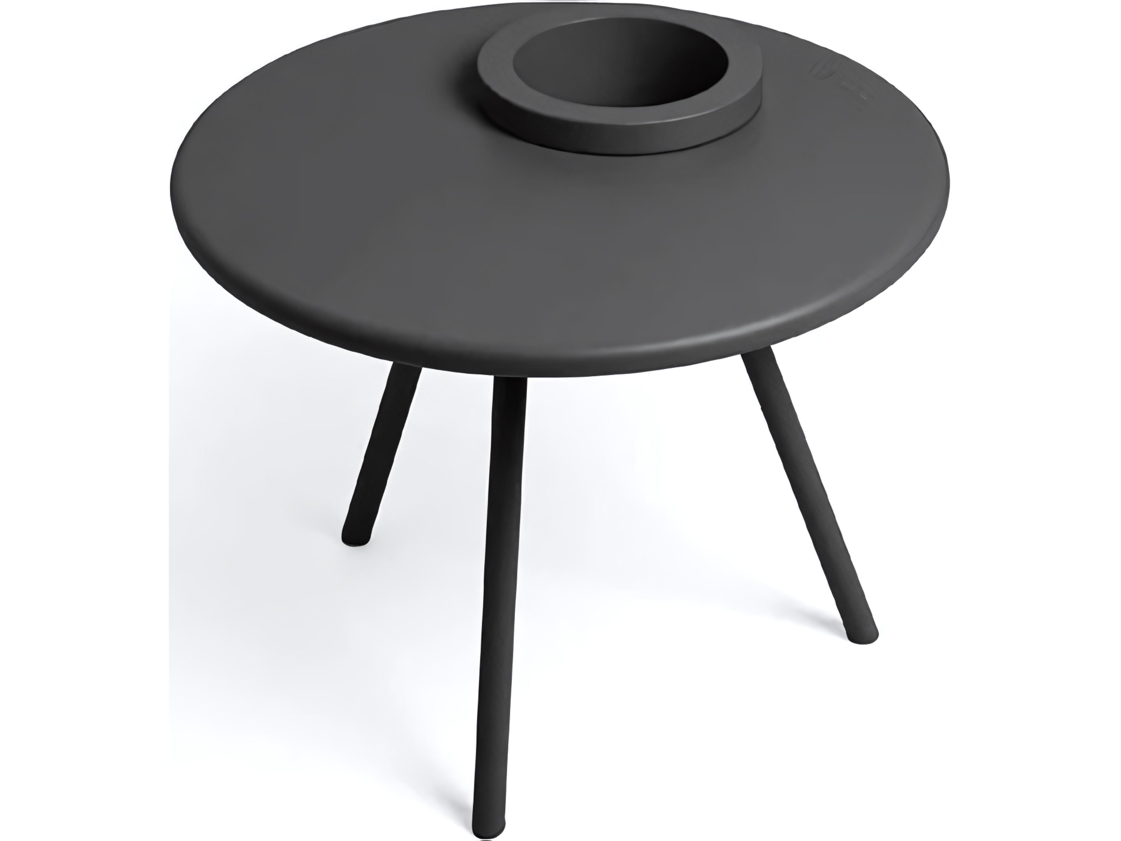Bakkes Planter Table in Anthracite