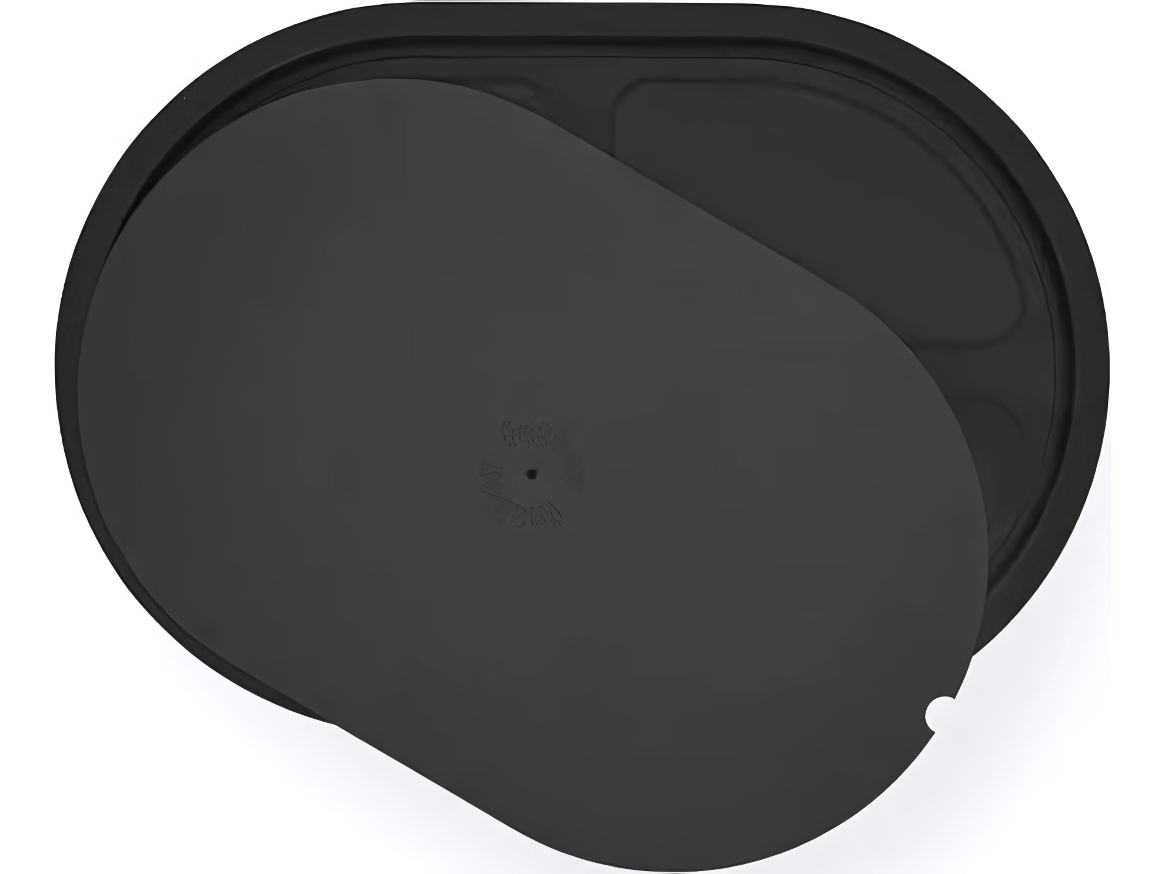 Fatboy Outdoor Brick Oval End Table in Anthracite