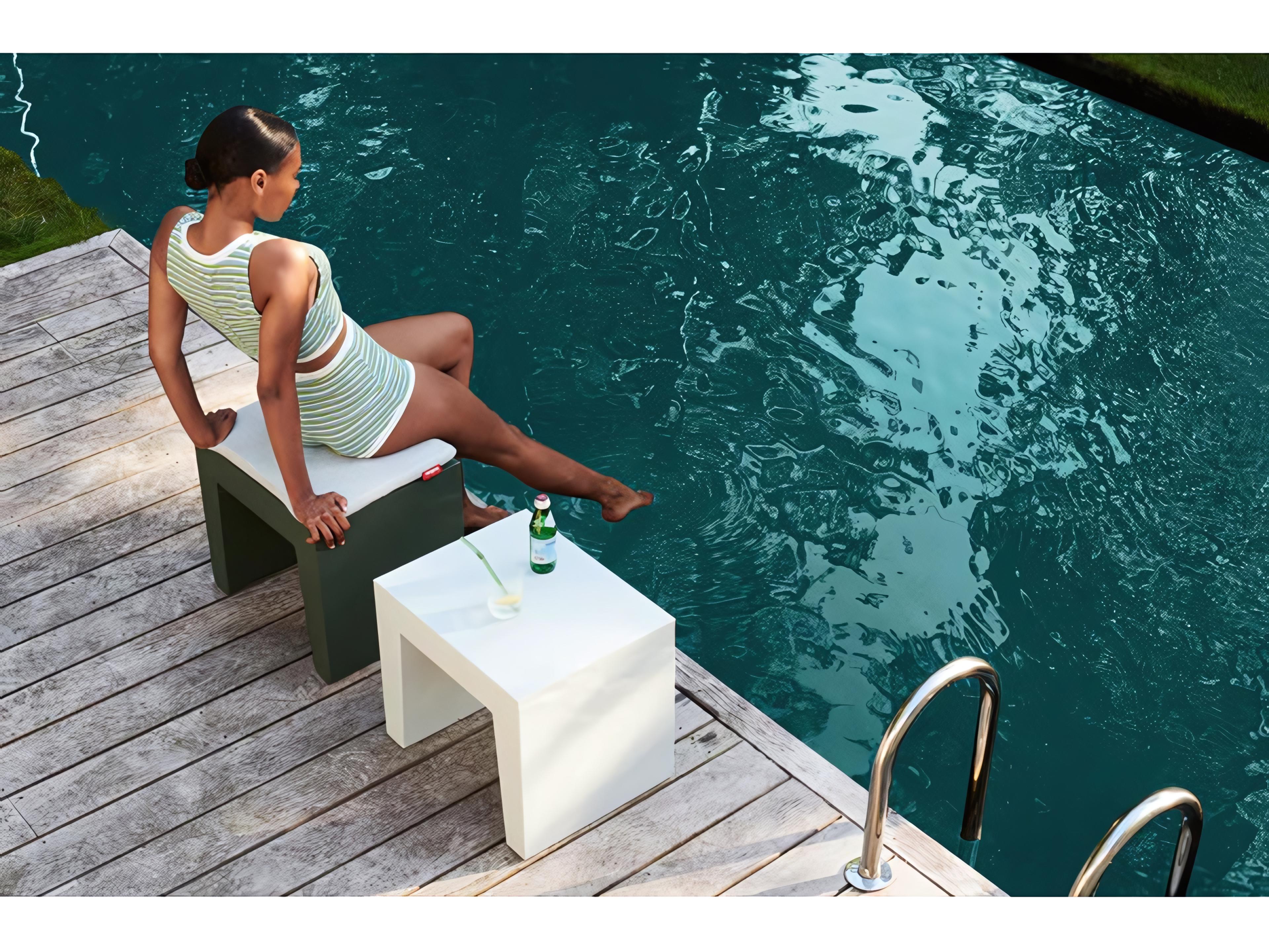 Fatboy Outdoor Concrete Seat Pillow in Mist