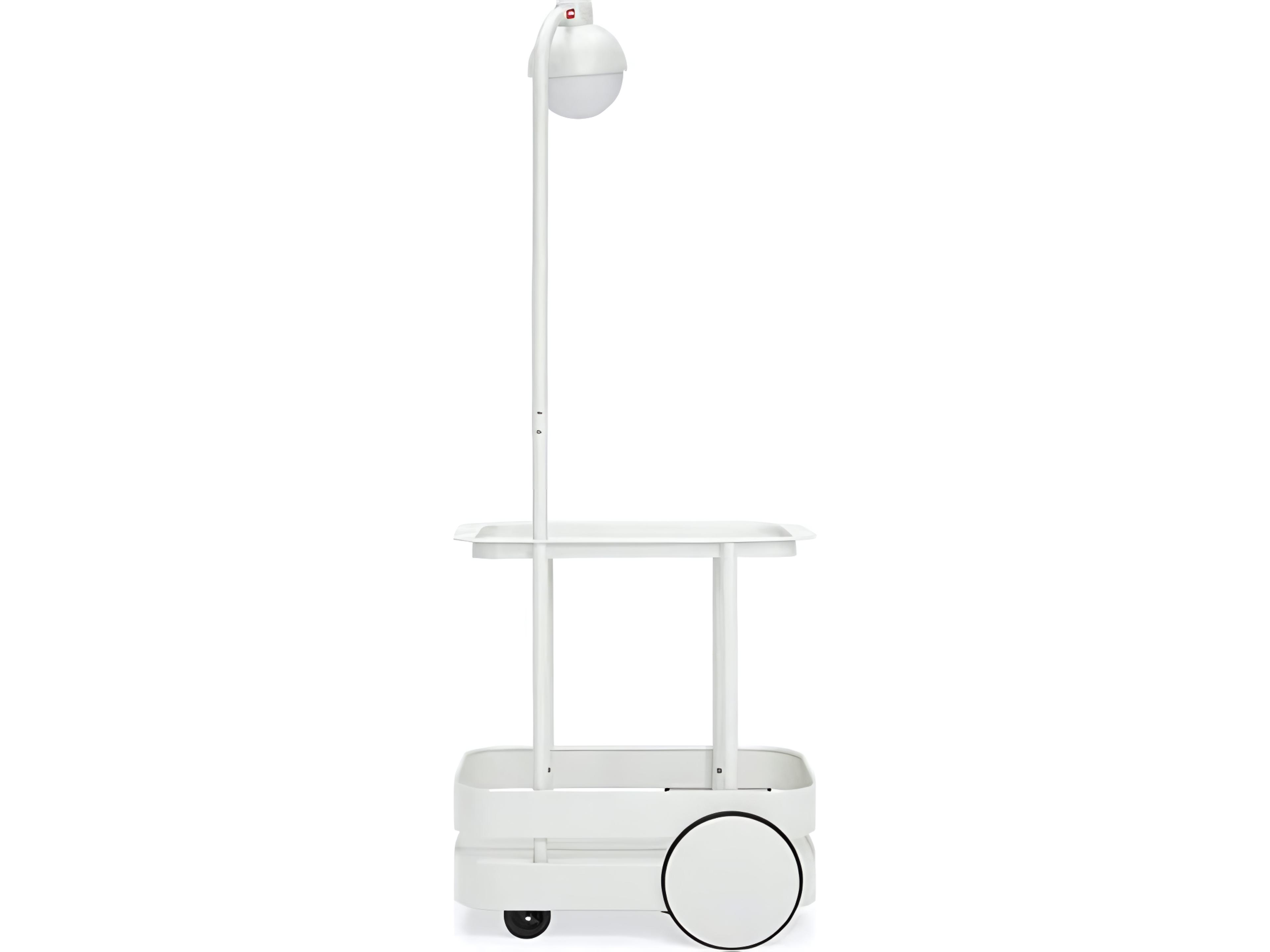 Fatboy Outdoor Jolly Trolley Lighted Bar Cart in Light Grey