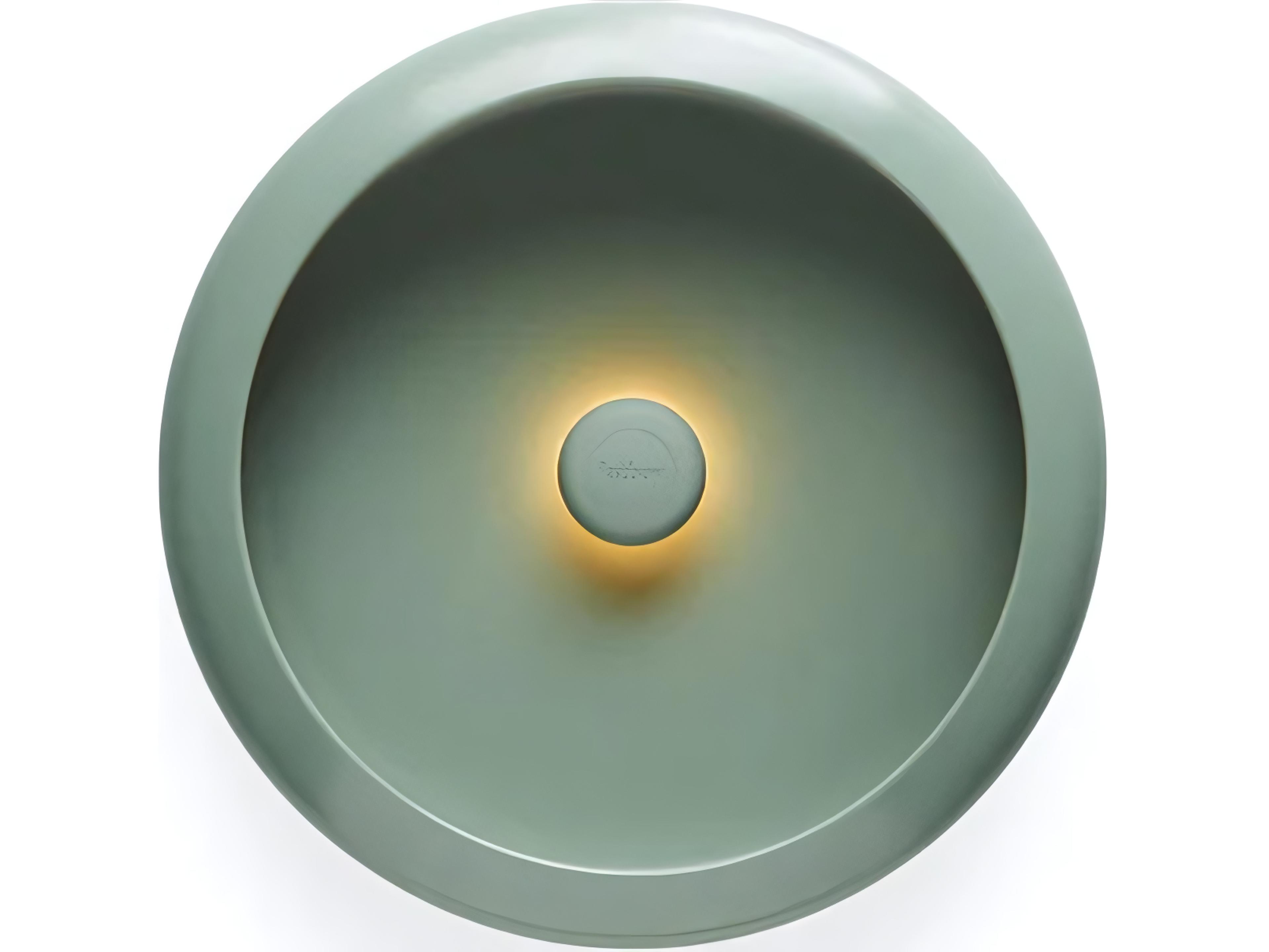 Oloha Large Wireless Hanging Lamp Bowl in Sage
