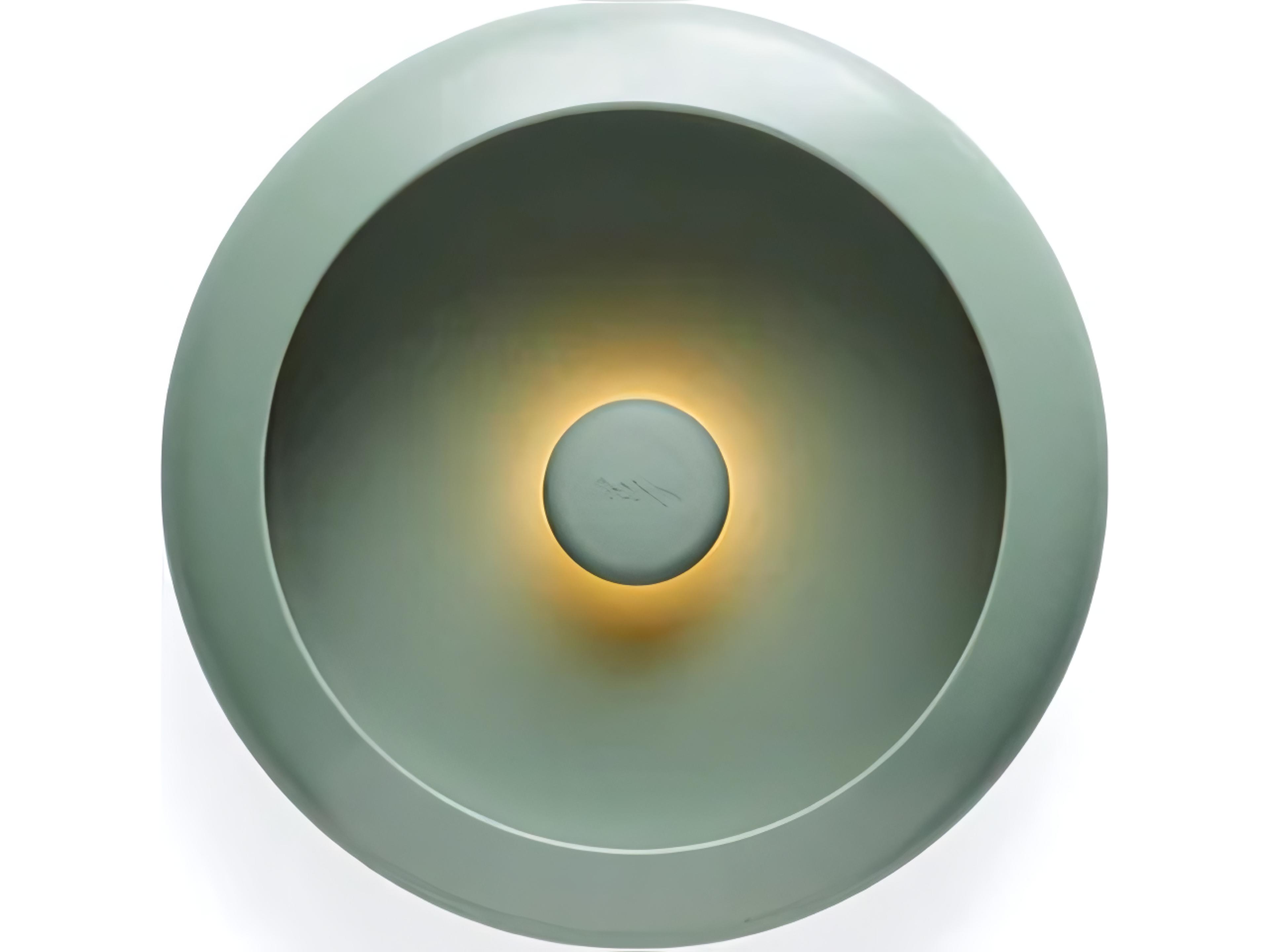 Oloha Medium Wireless Hanging Lamp Bowl in Sage