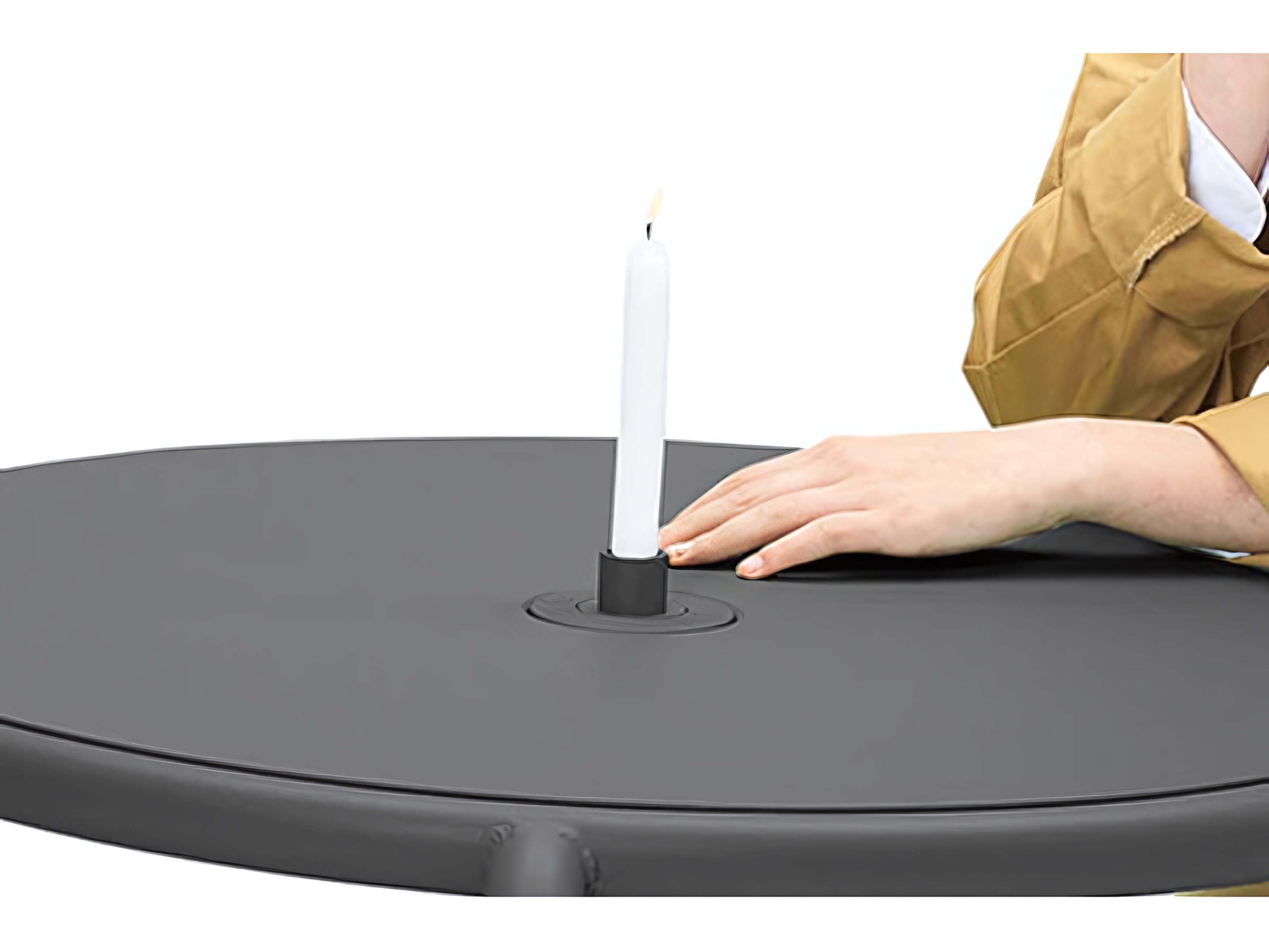 Fatboy Outdoor Toni 31.5" Round Bistro Table in Anthracite