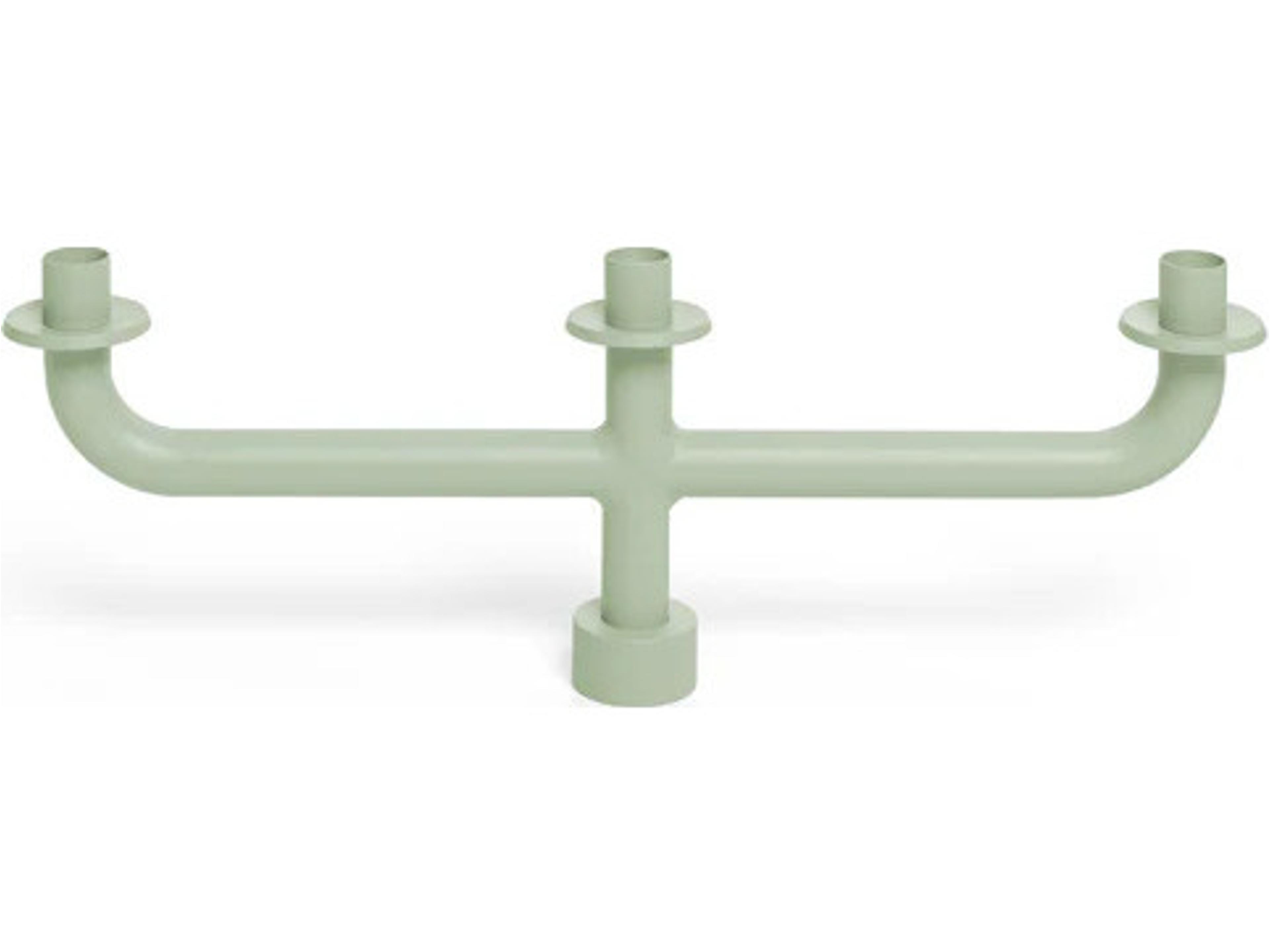 Toni Candle Holder in Mist Green