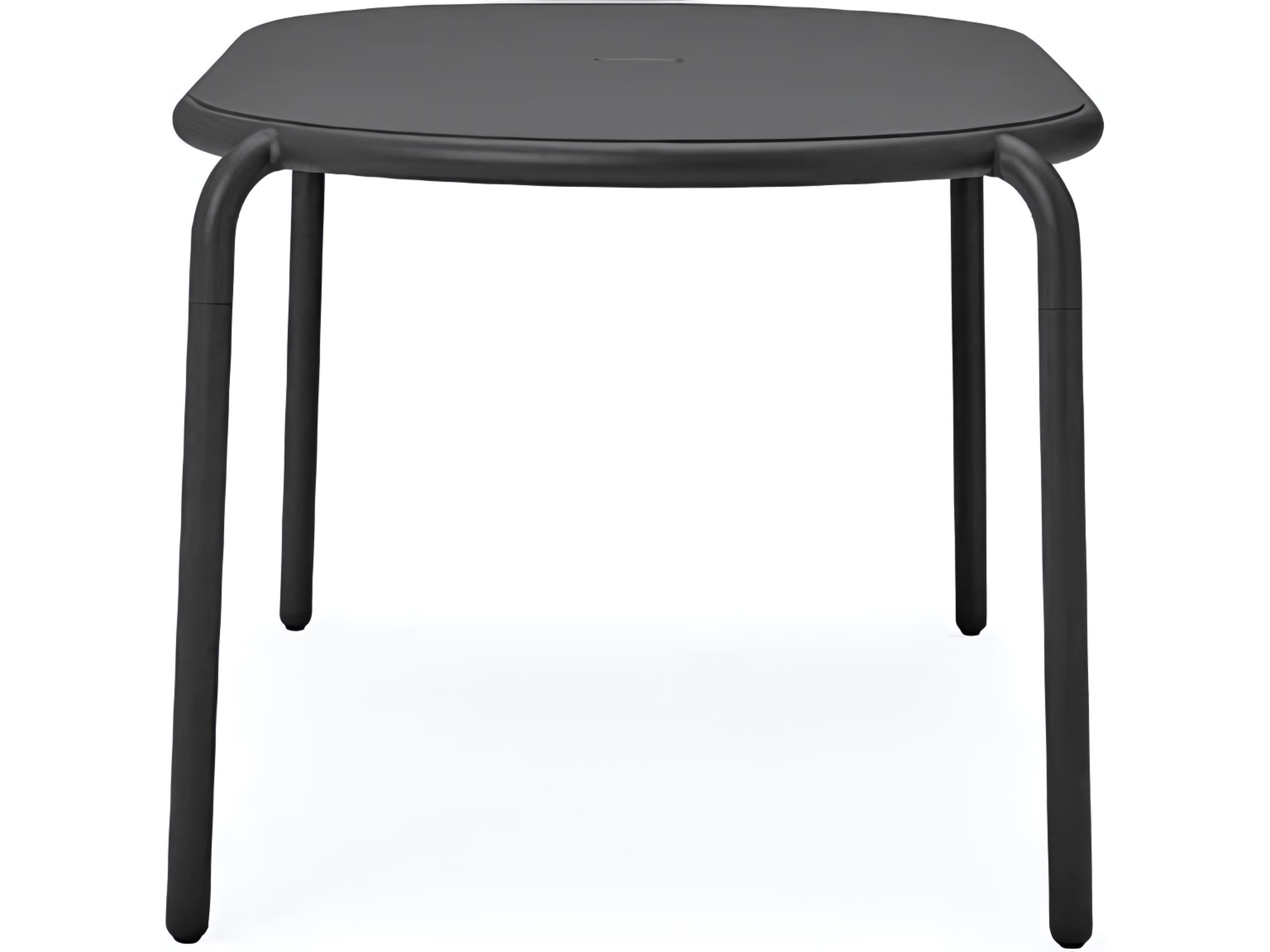 Fatboy Outdoor Toni Tavolo 63"W x 35 Oval Dining Table in Anthracite