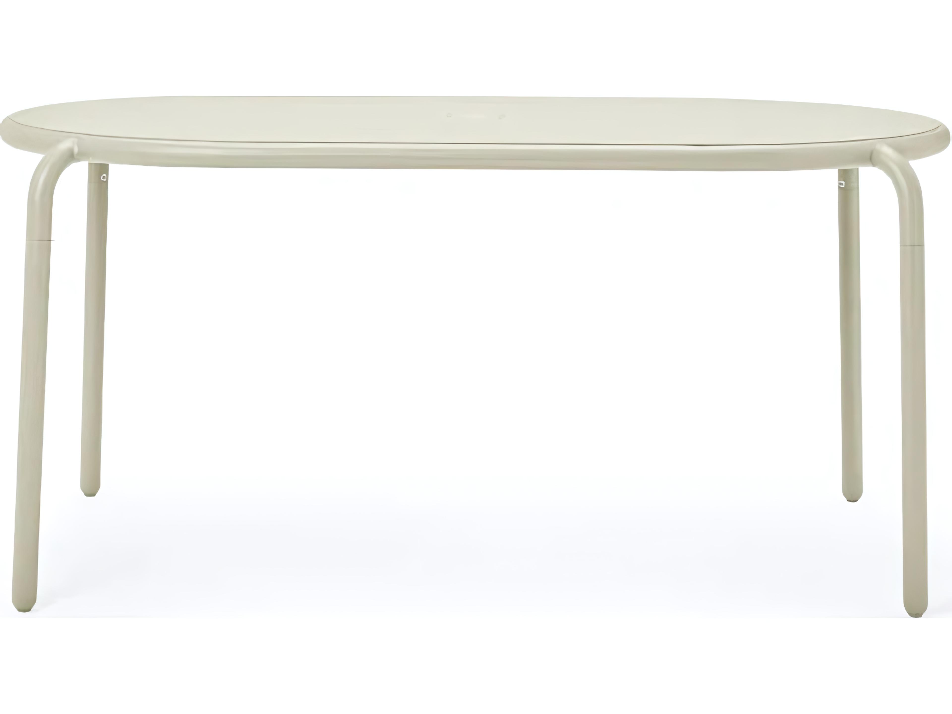 Fatboy Outdoor Toni Tavolo 63"W x 35 Oval Dining Table in Desert