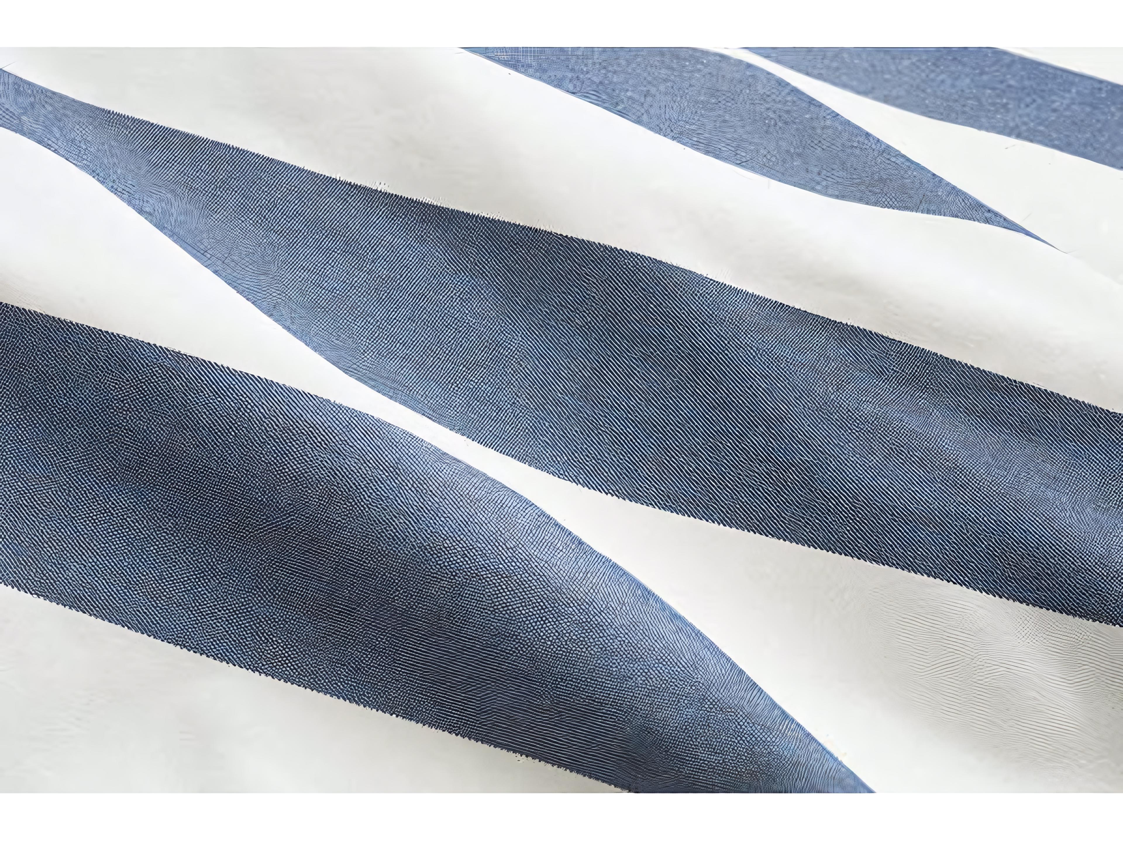 Fatboy Outdoor Original Bean Bag Chair in Stripe Ocean Blue