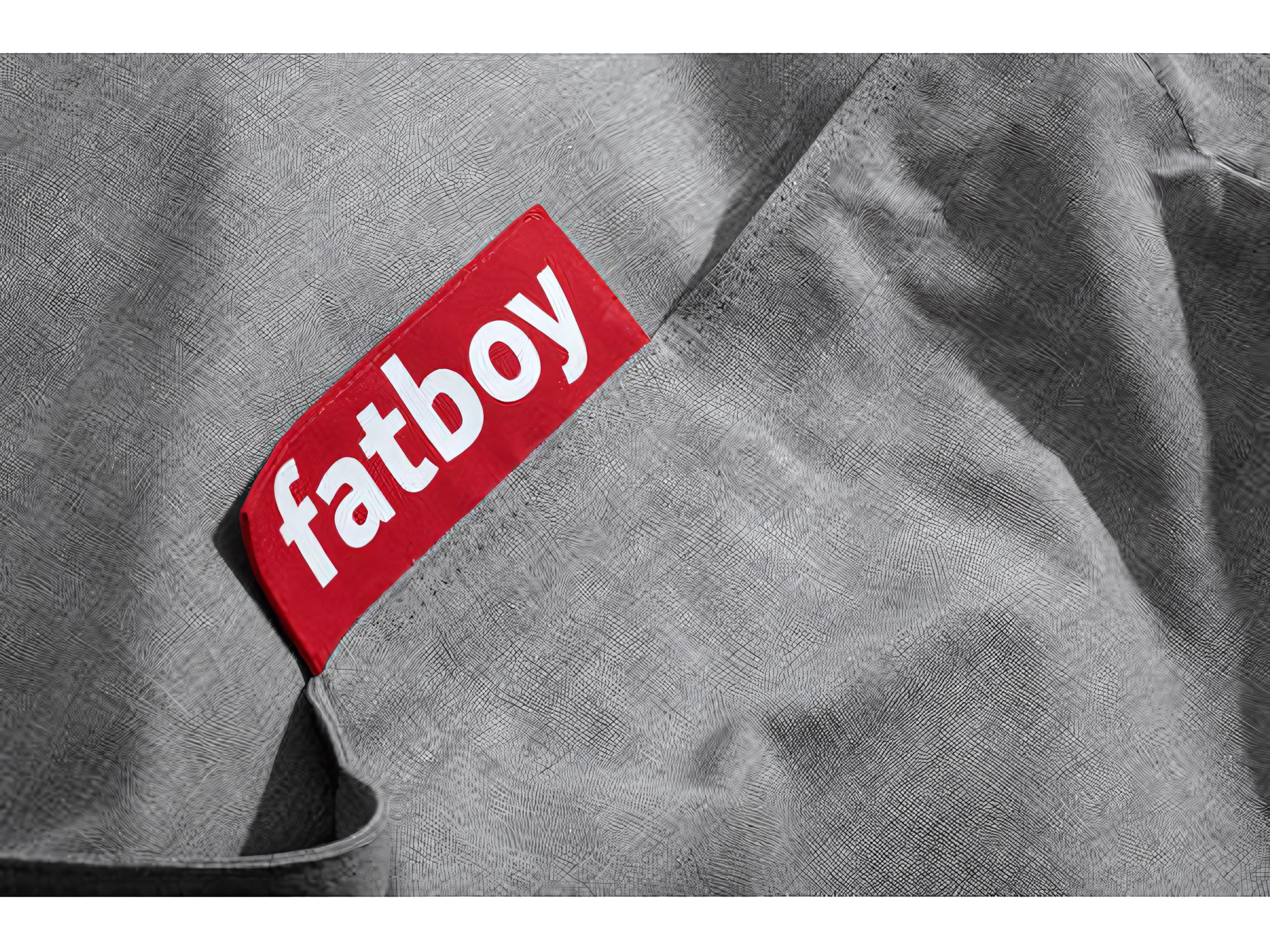 Fatboy Outdoor Original Slim Bean Bag Chair in Rock Grey