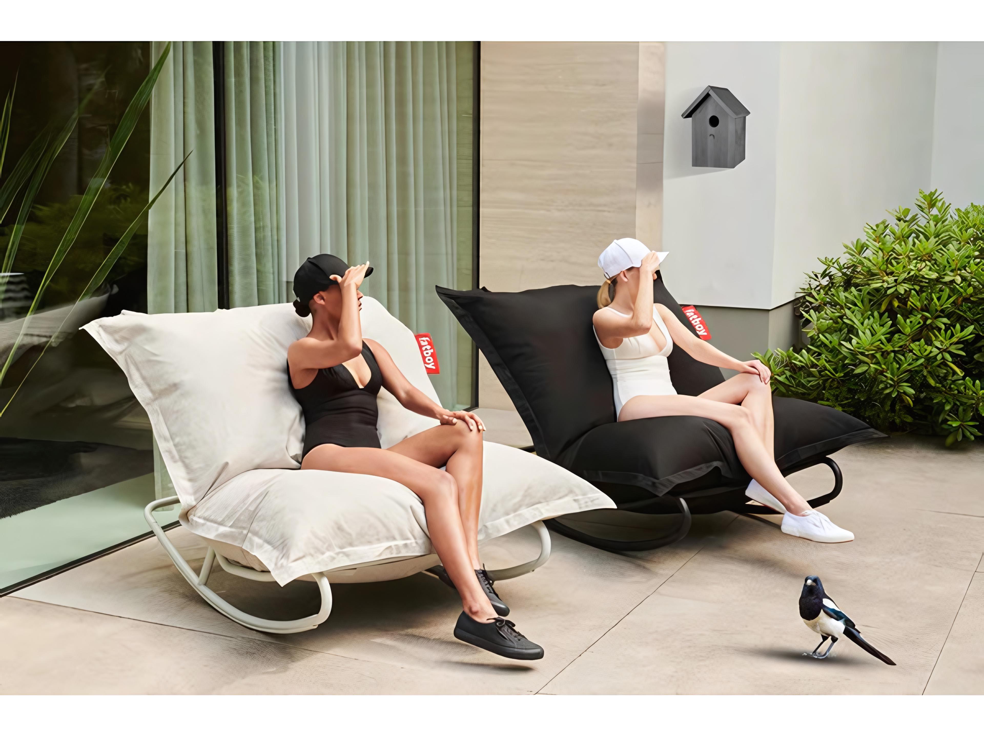 Fatboy Outdoor Original Slim Bean Bag Chair in Thunder Grey