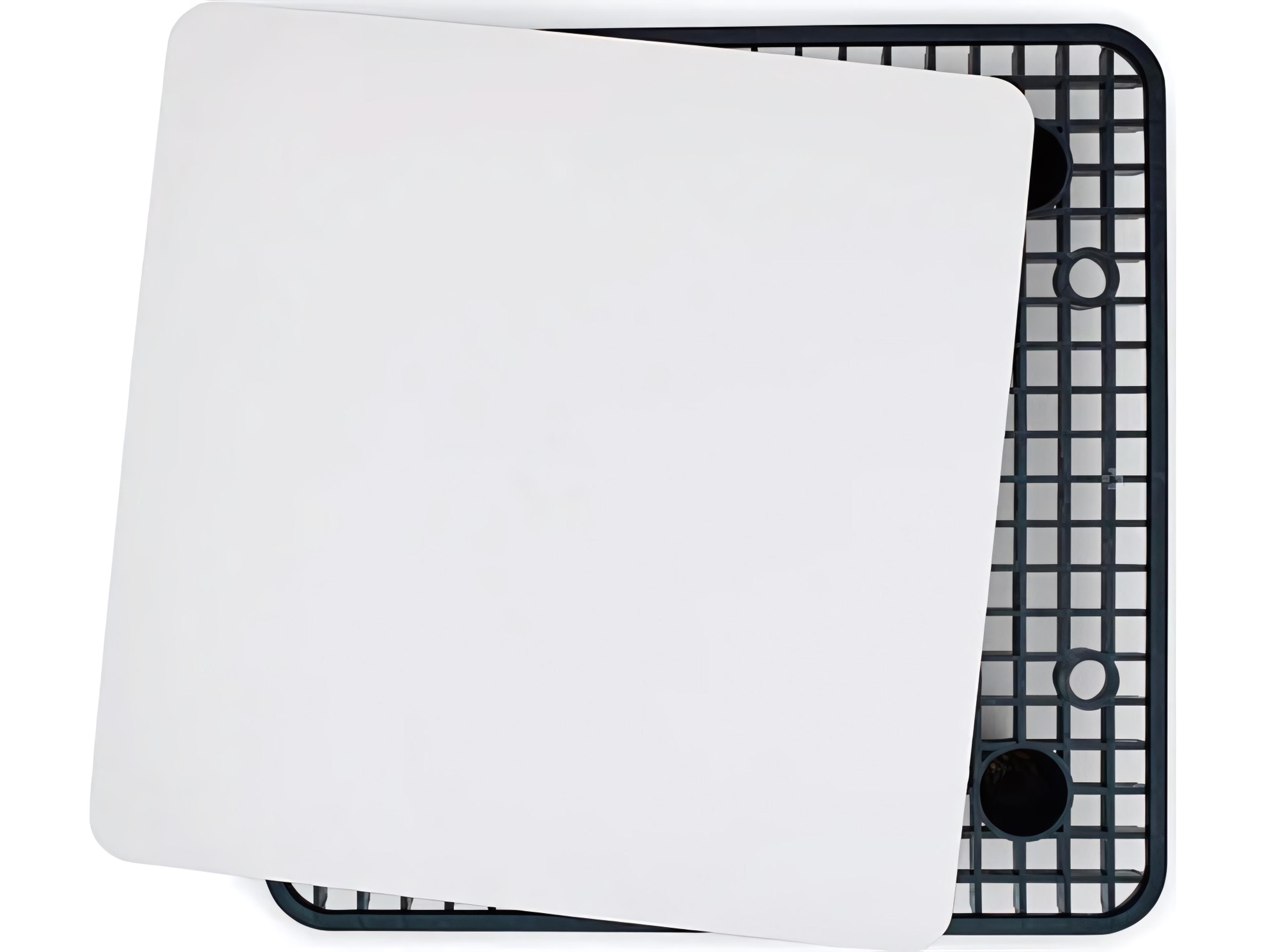 Fatboy Outdoor Paletti 35.4" Square Coffee Table in Light Grey