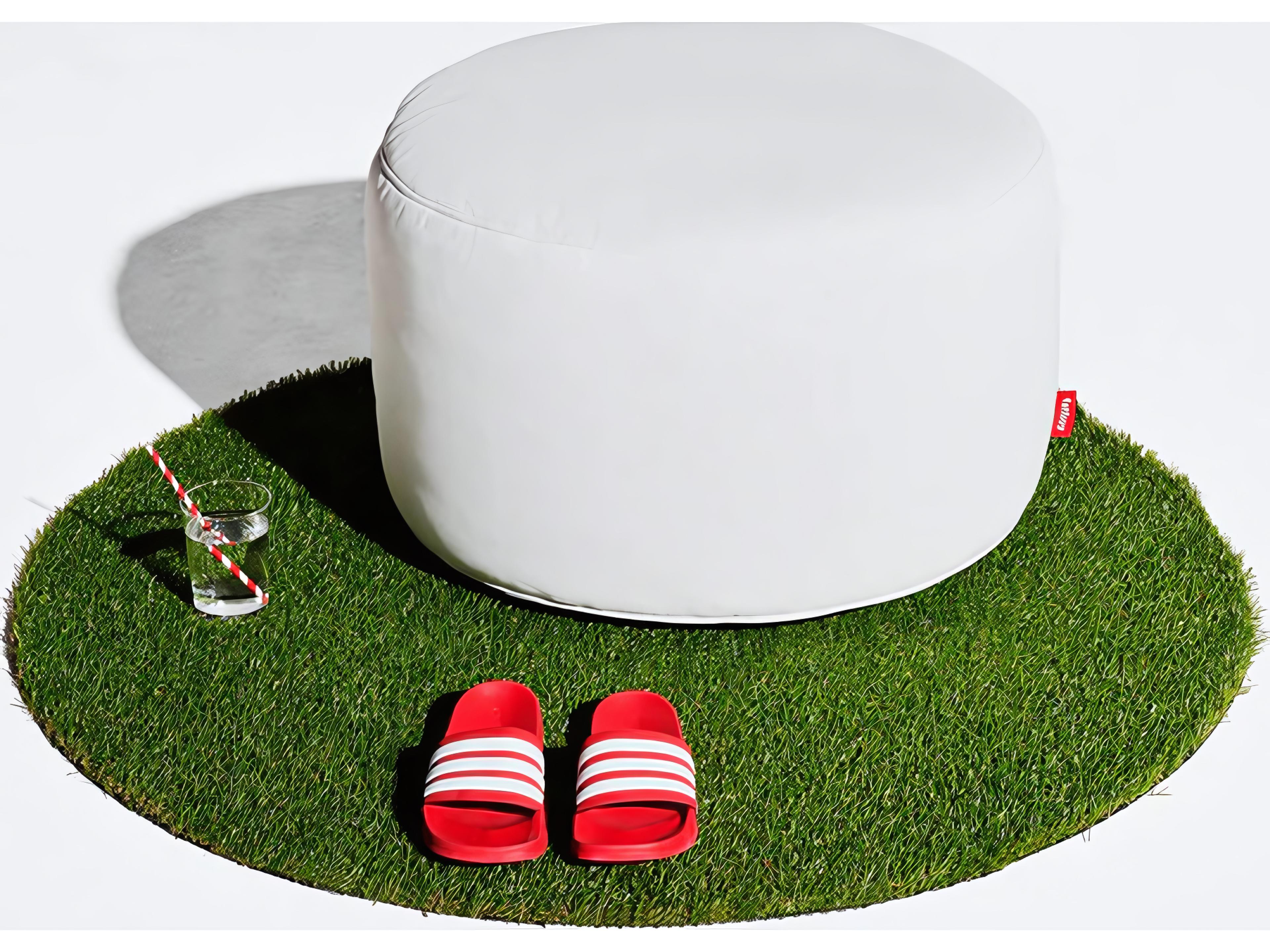 Fatboy Outdoor Point Large Pouf in Natural White