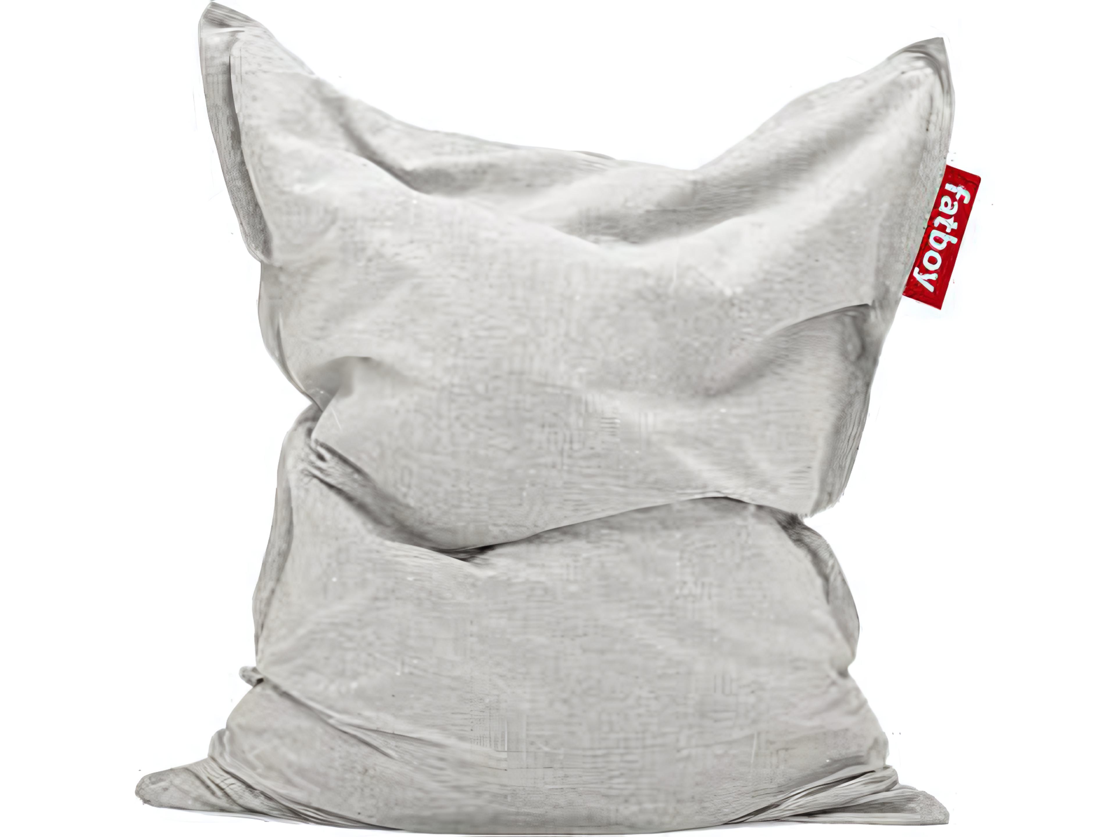 Fatboy Outdoor Original Slim Bean Bag Chair Rock 'n Roll Rocker Bundle in Mist