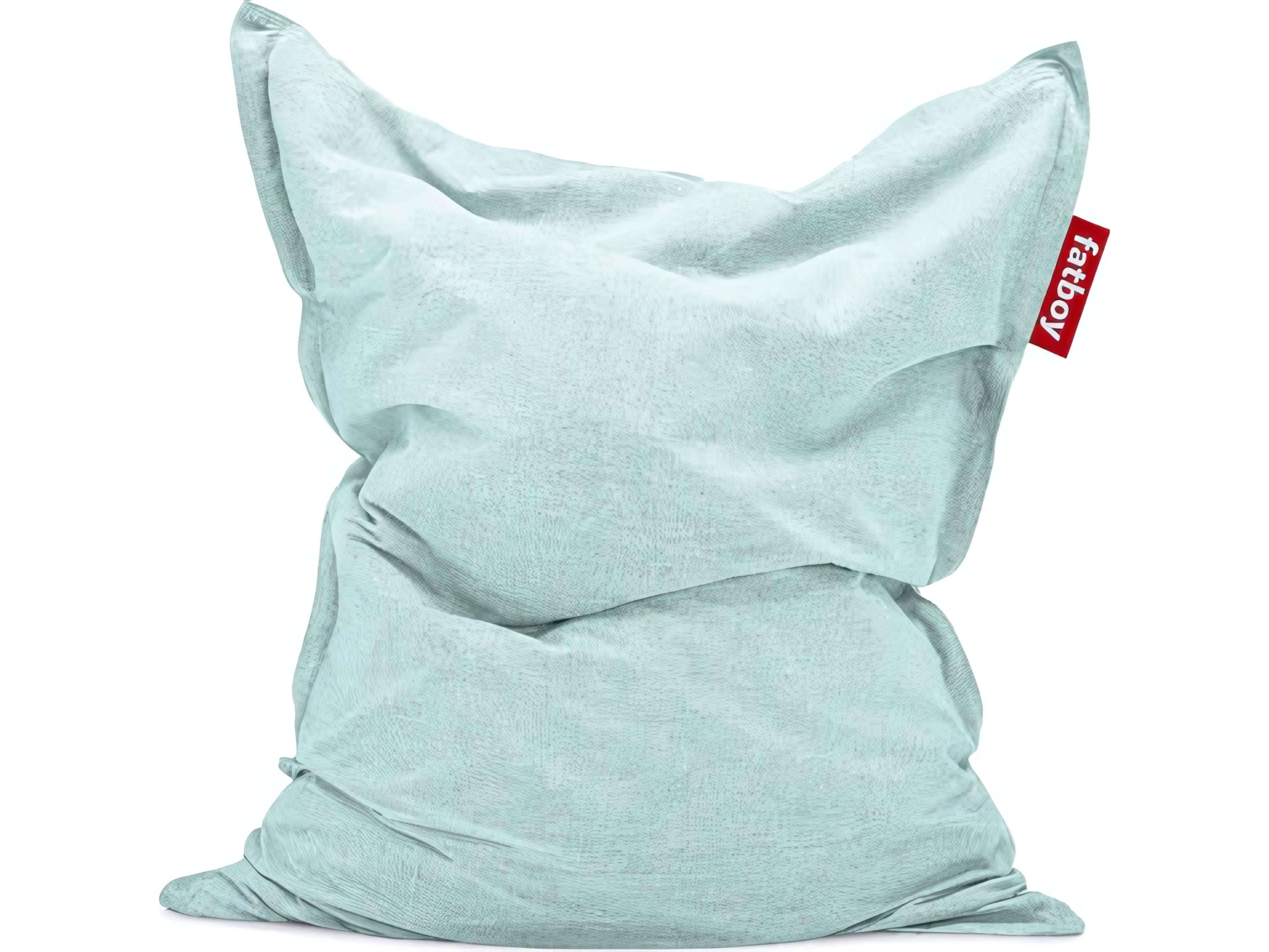 Fatboy Outdoor Original Bean Bag Chair Rock 'n Roll Rocker Bundle in Seafoam