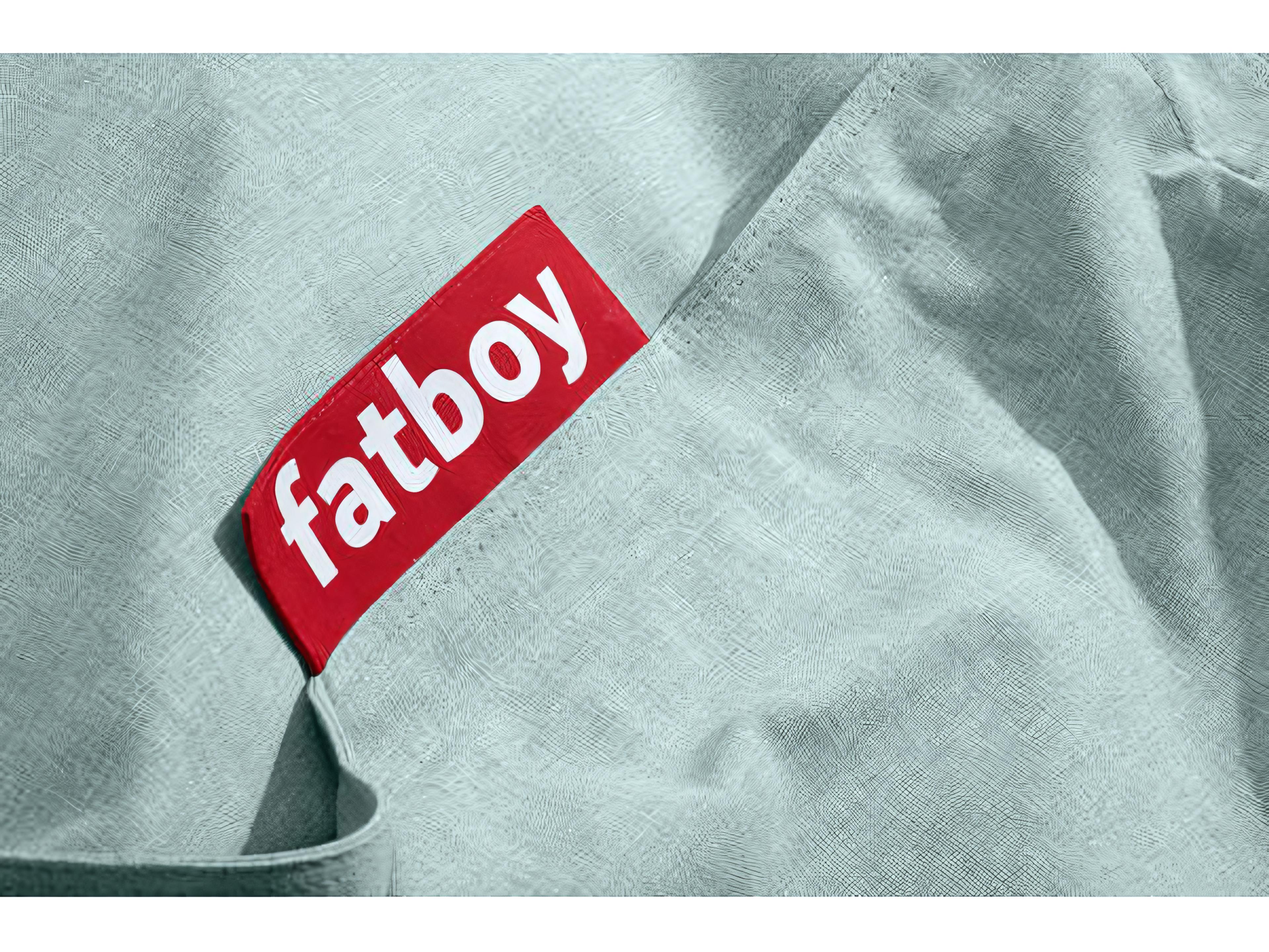 Fatboy Outdoor Original Bean Bag Chair Rock 'n Roll Rocker Bundle in Seafoam