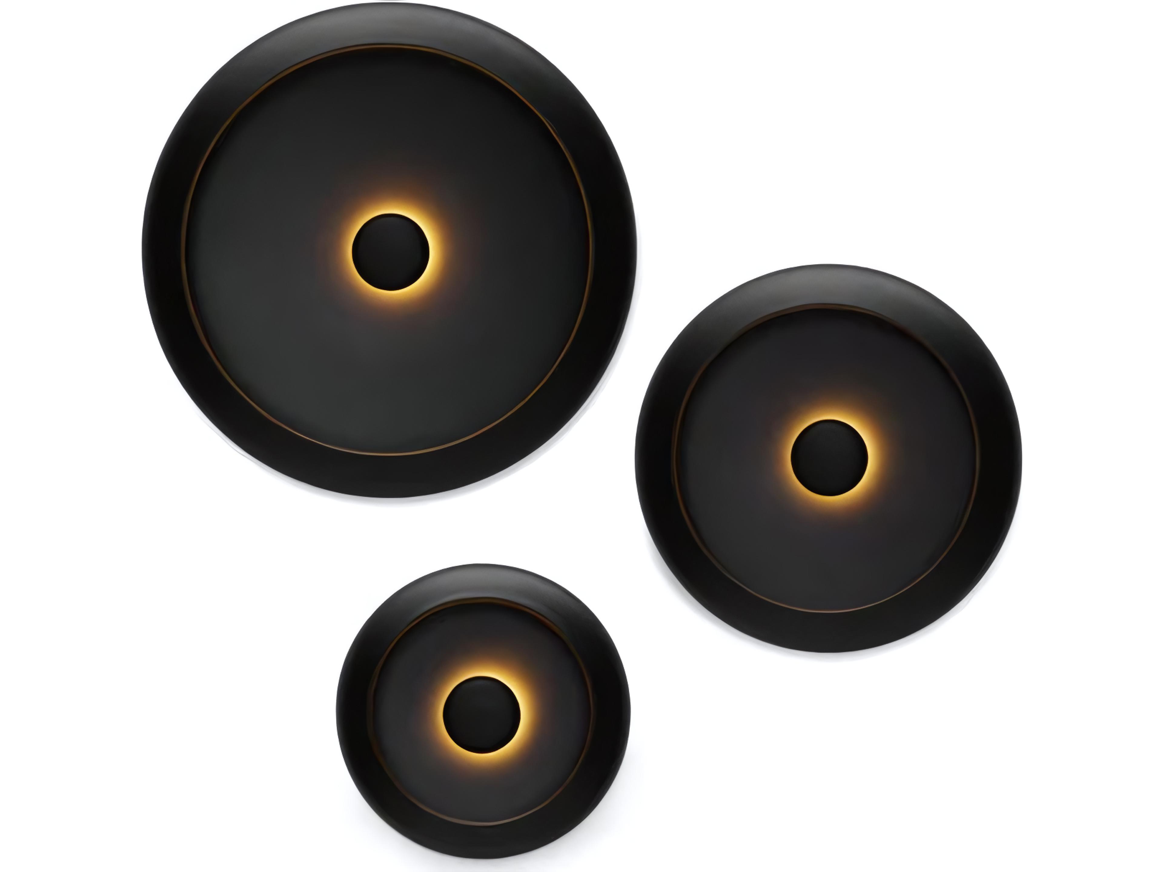 Oloha Trio Wireless Hanging Lamp Bowl Set in Anthracite