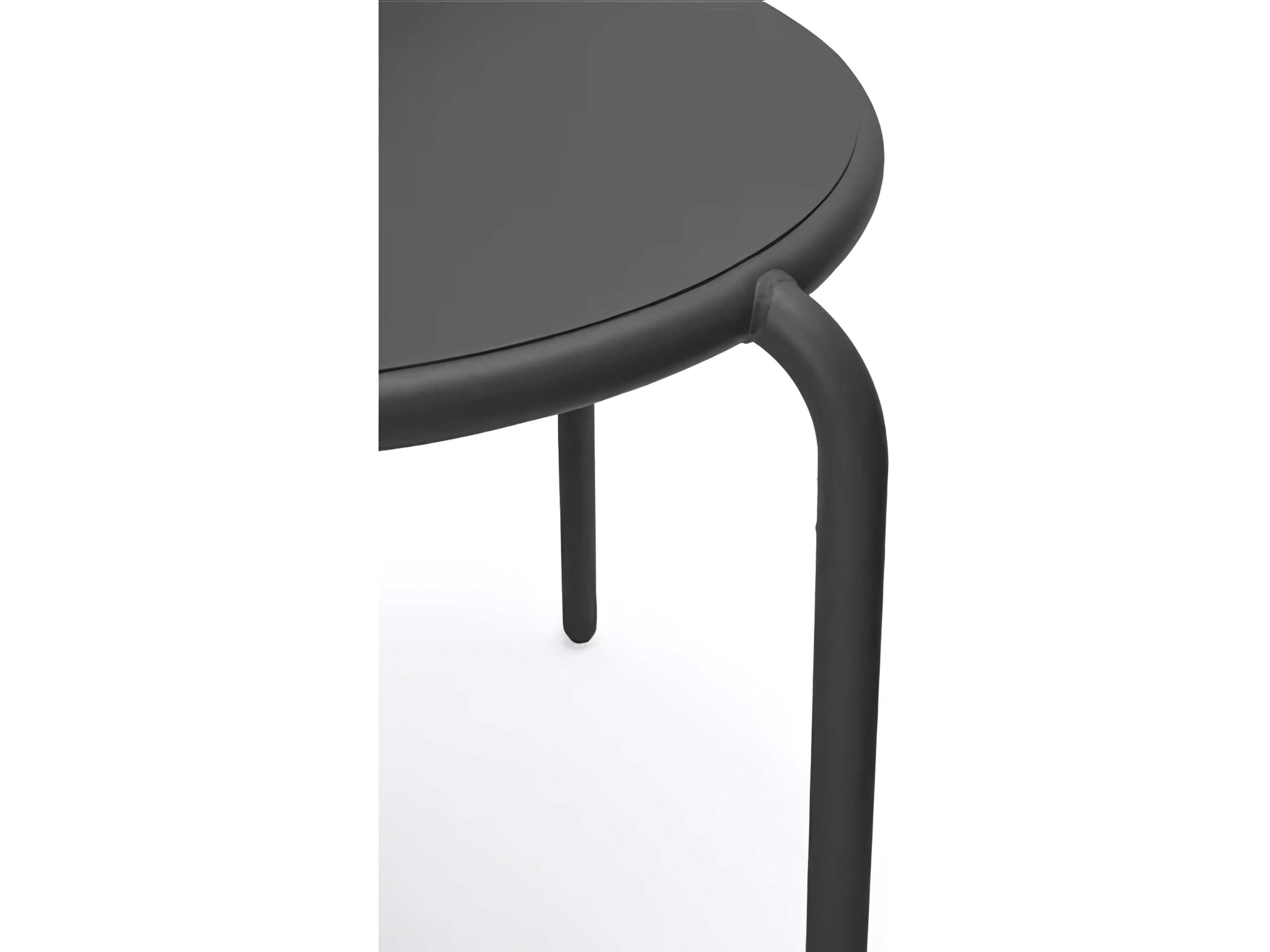 Fatboy Outdoor Toni Bistro Set with Armchairs in Anthracite