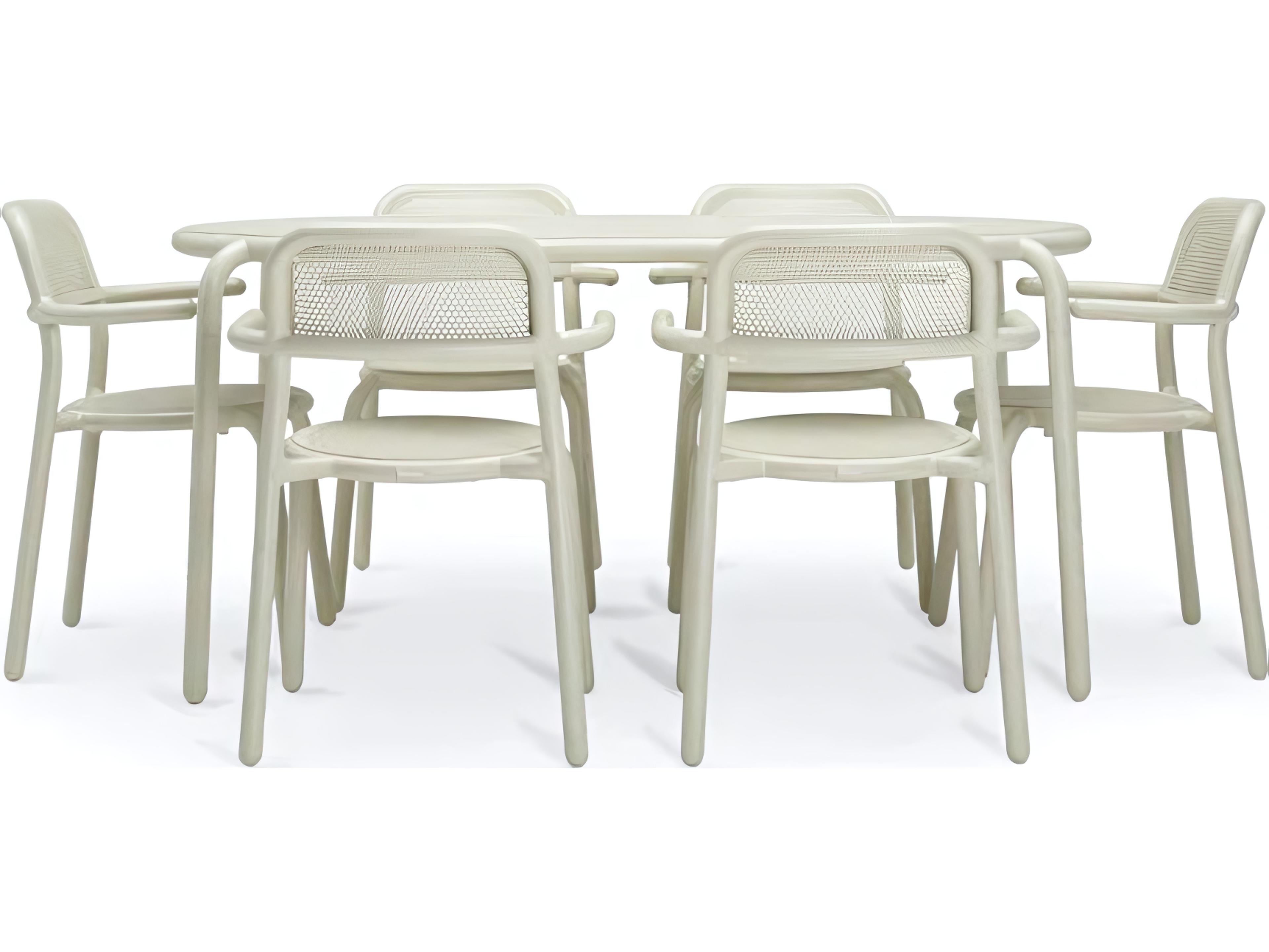 Fatboy Outdoor Toni Tavolo Dining Set with Armchairs in Desert