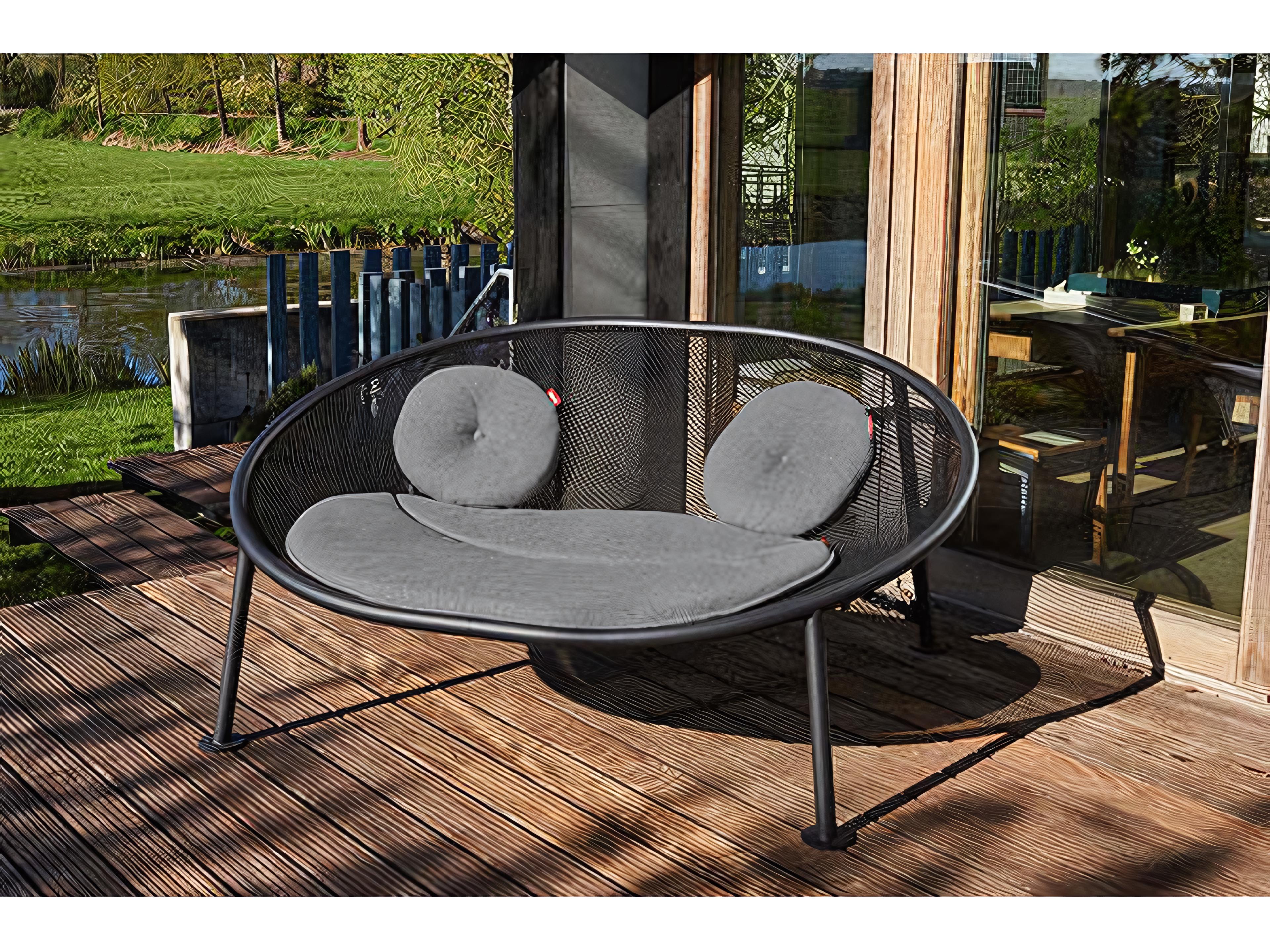 Fatboy Outdoor Netorious Lounge Pillow in Rock Grey