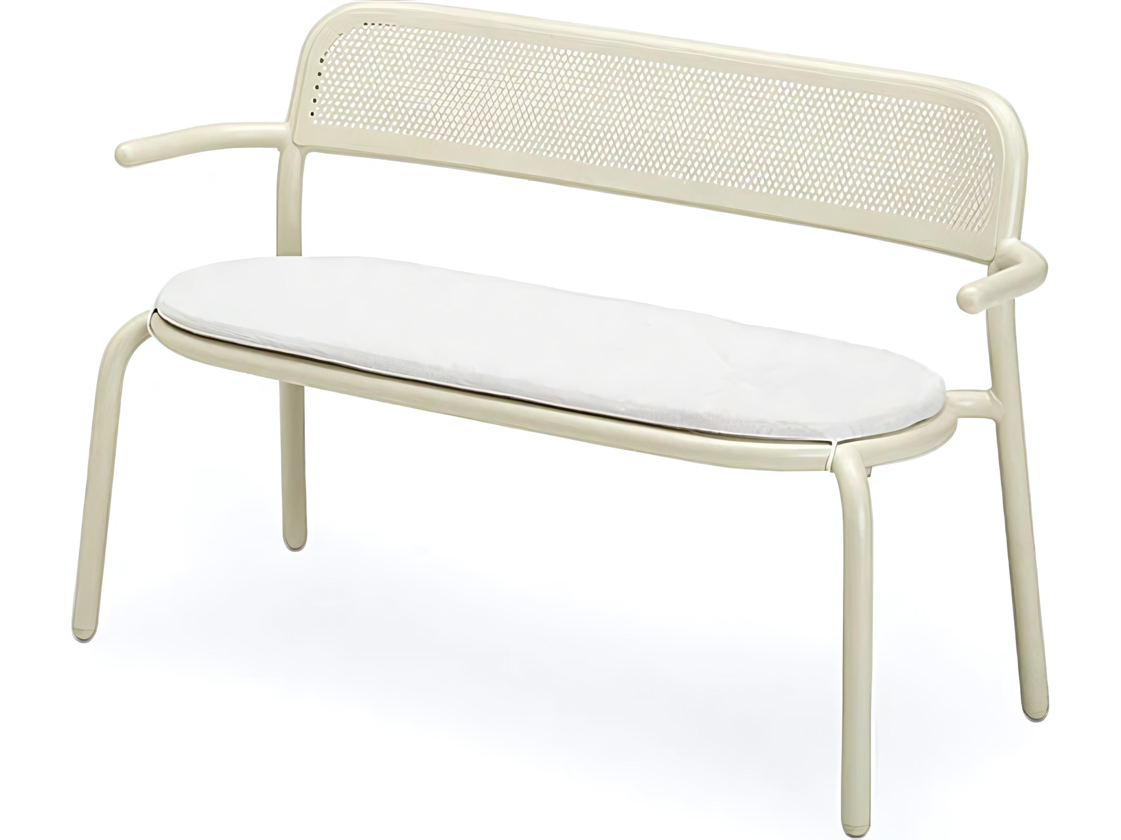 Fatboy Outdoor Toni Bankski Bench Pillow in Natural White