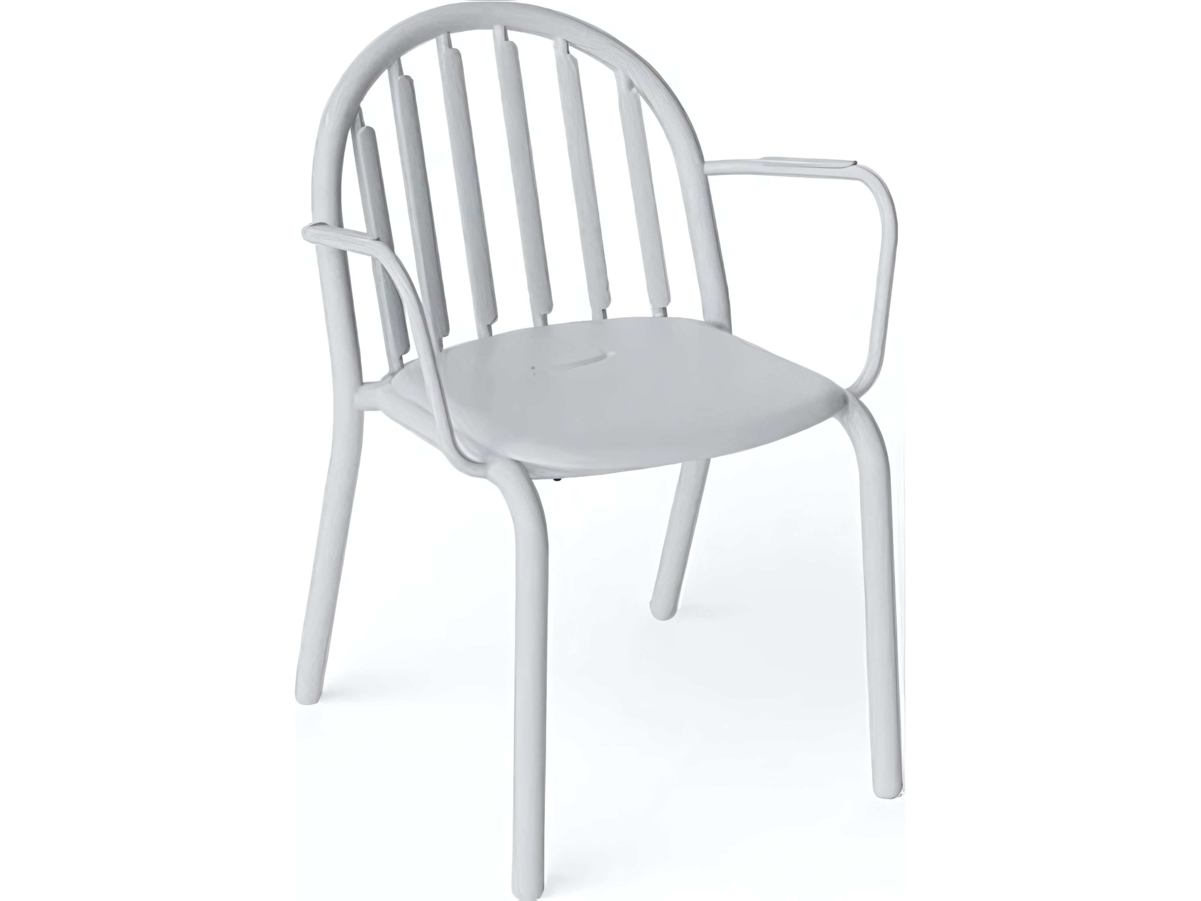 Fred's Stackable Armchair in Light Grey