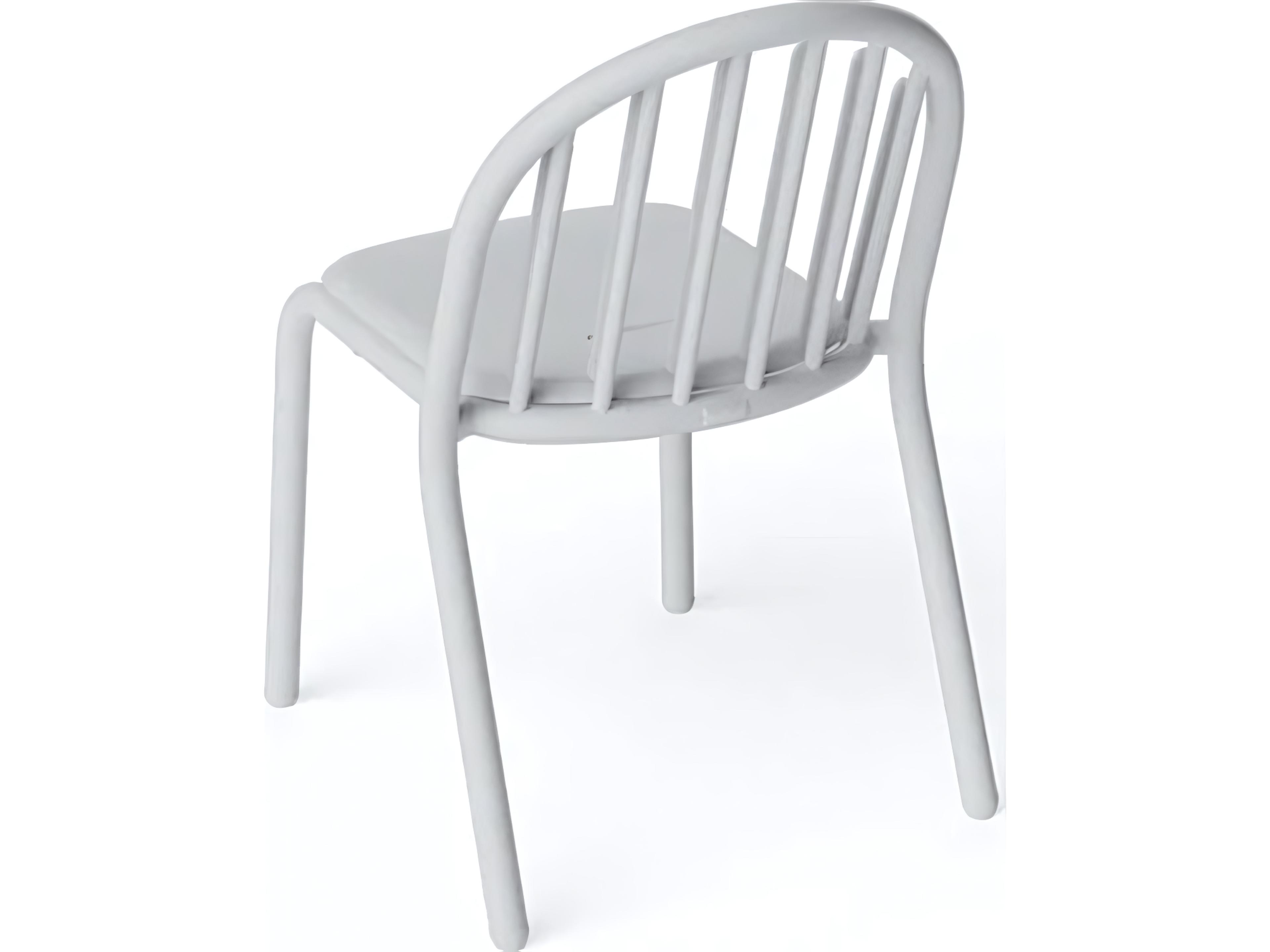 Fatboy Outdoor Fred's Stackable Side Chair in Light Grey