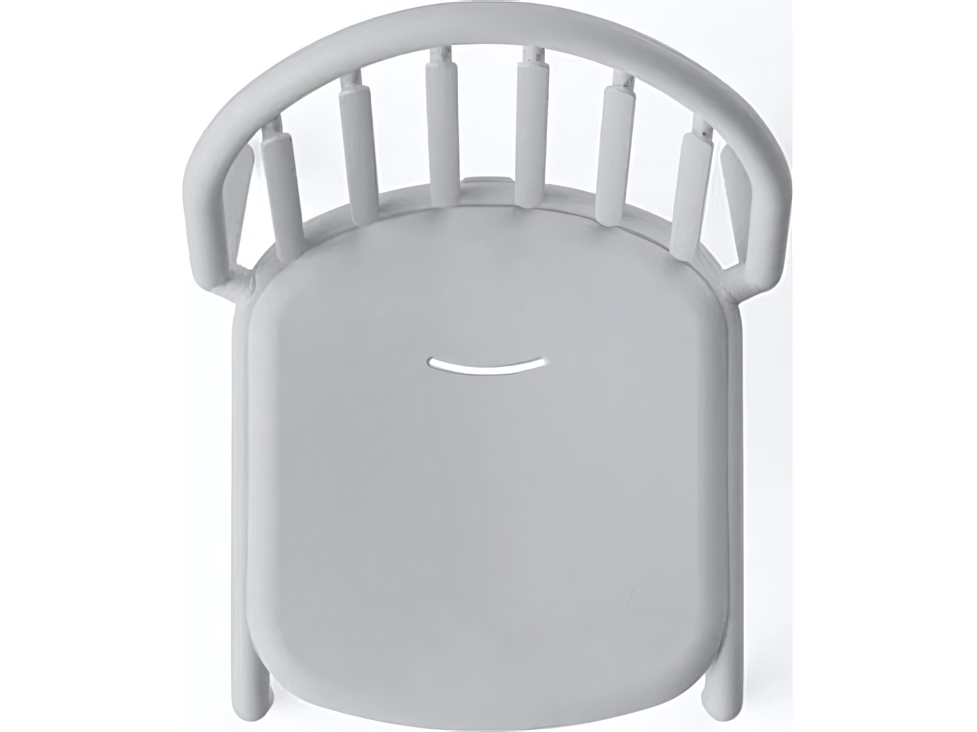 Fatboy Outdoor Fred's Stackable Side Chair in Light Grey