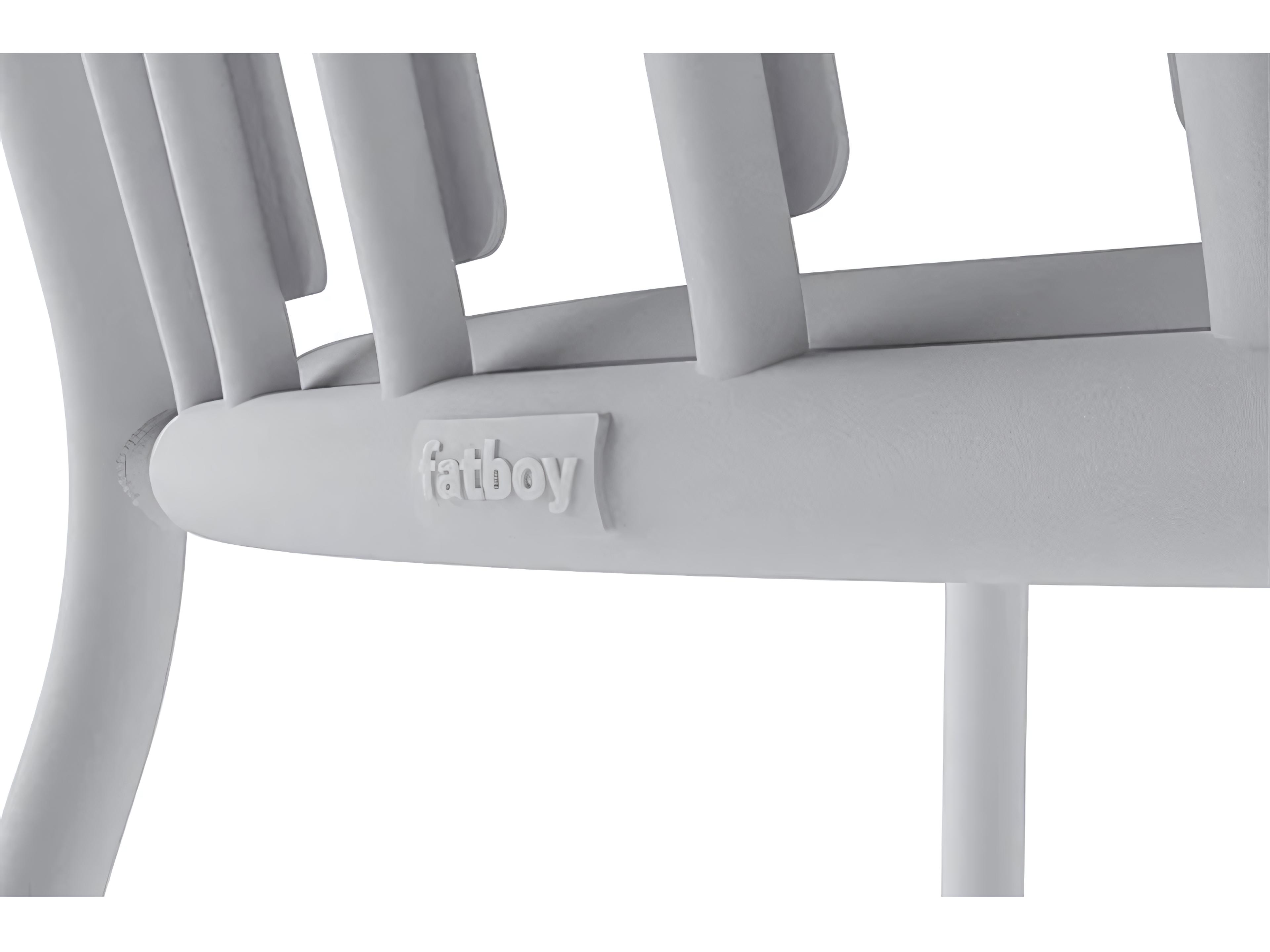 Fatboy Outdoor Fred's Stackable Side Chair in Light Grey