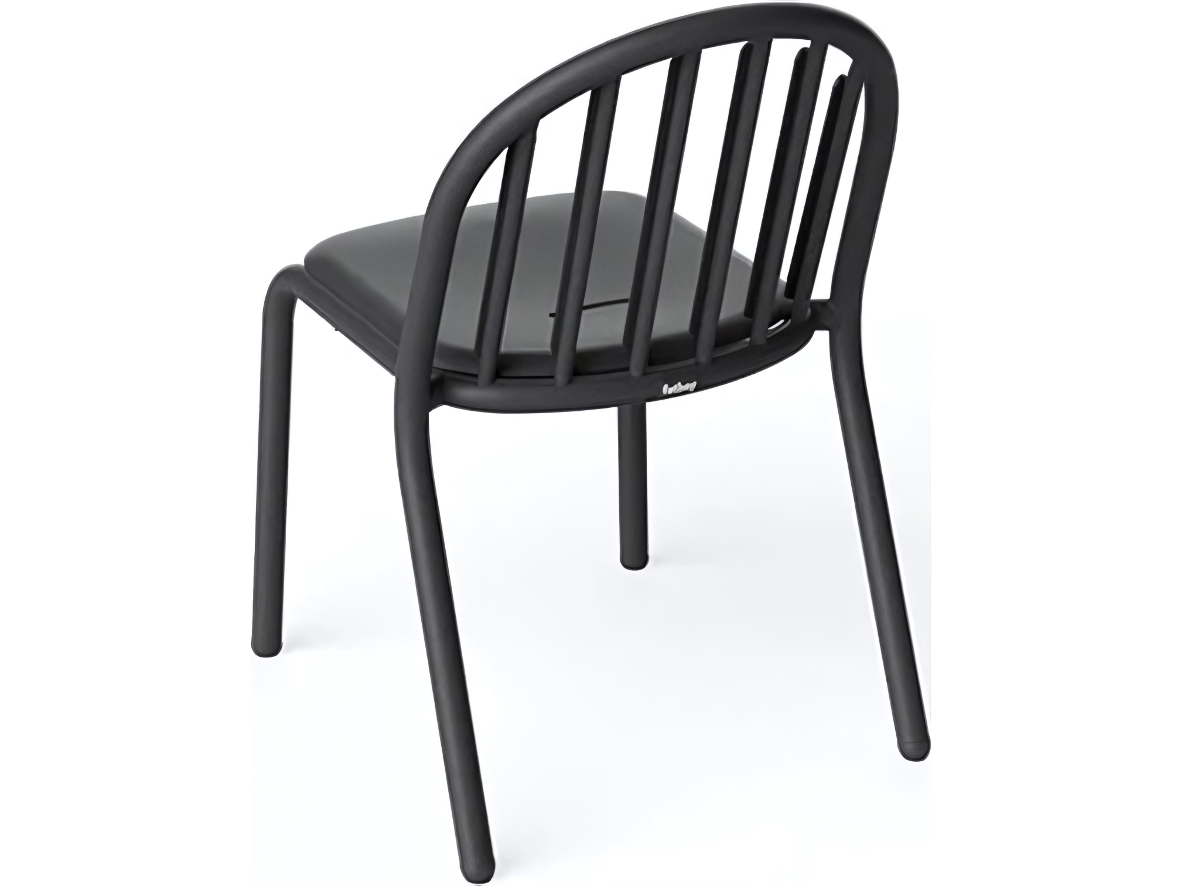 Fatboy Outdoor Fred's Stackable Side Chair in Anthracite