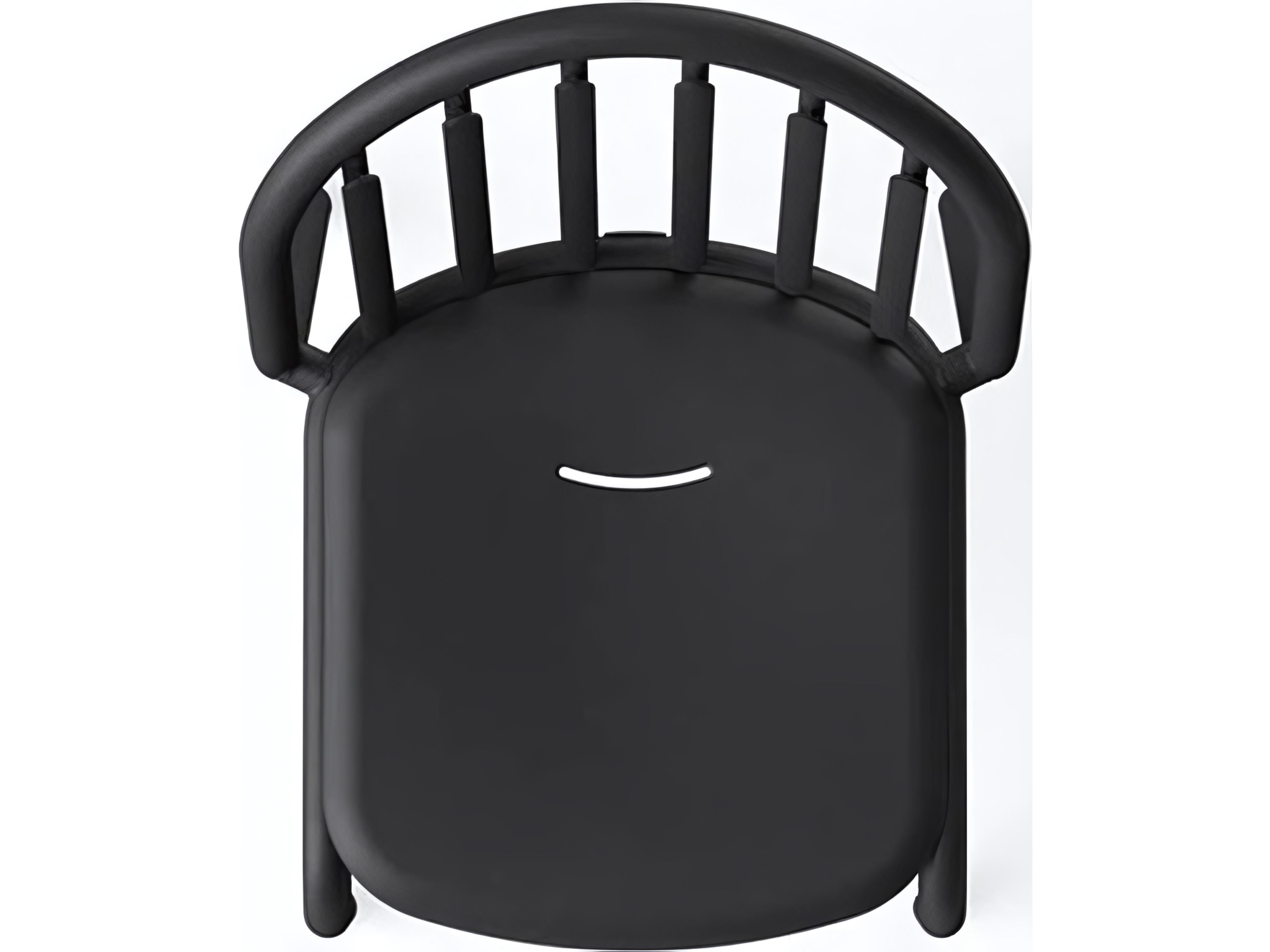 Fatboy Outdoor Fred's Stackable Side Chair in Anthracite