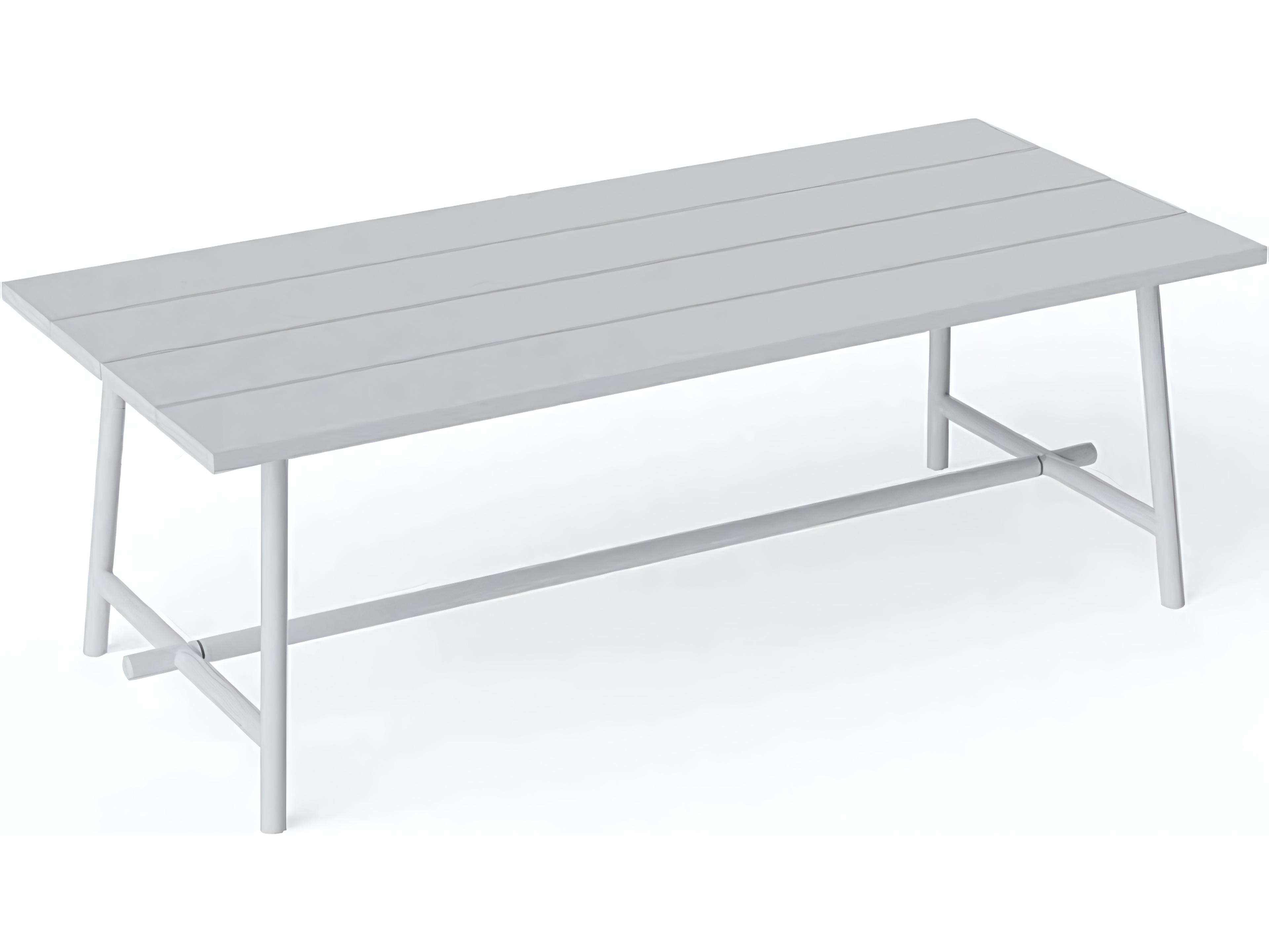 Fred's Rectangular Dining Table in Light Grey