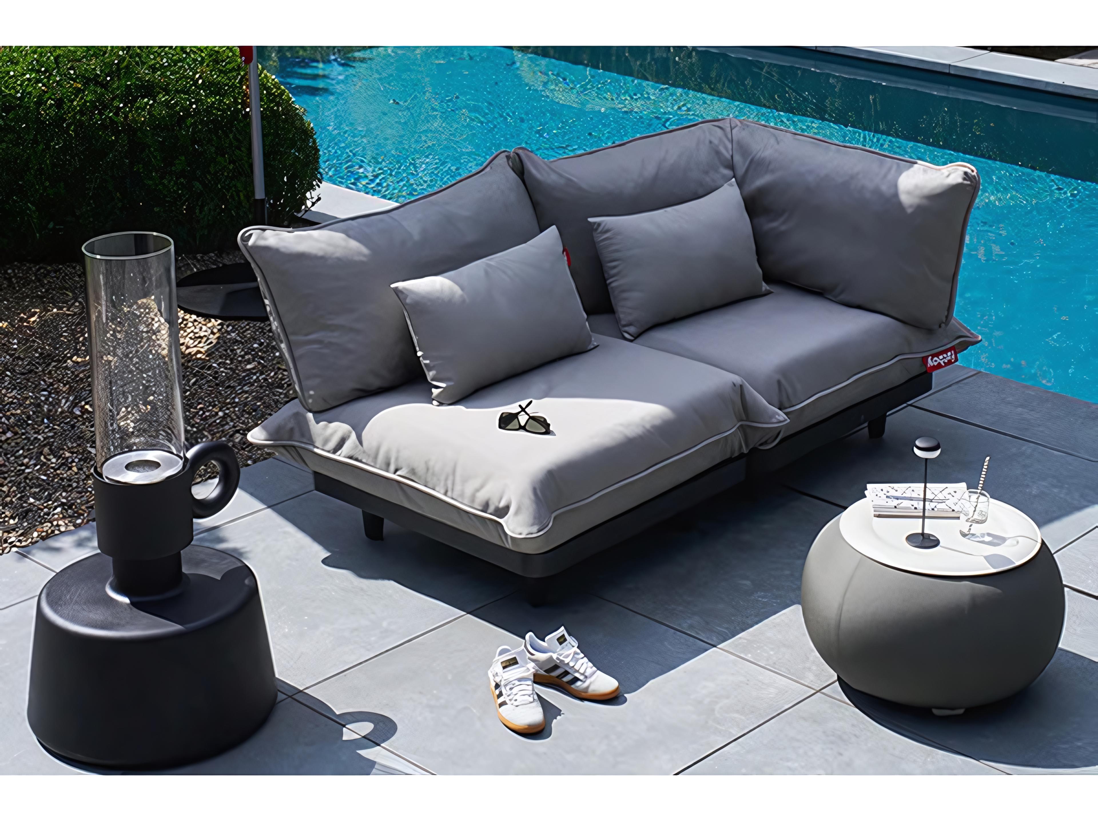 Fatboy Outdoor Paletti Corner Lounge Chair in Wolf Grey